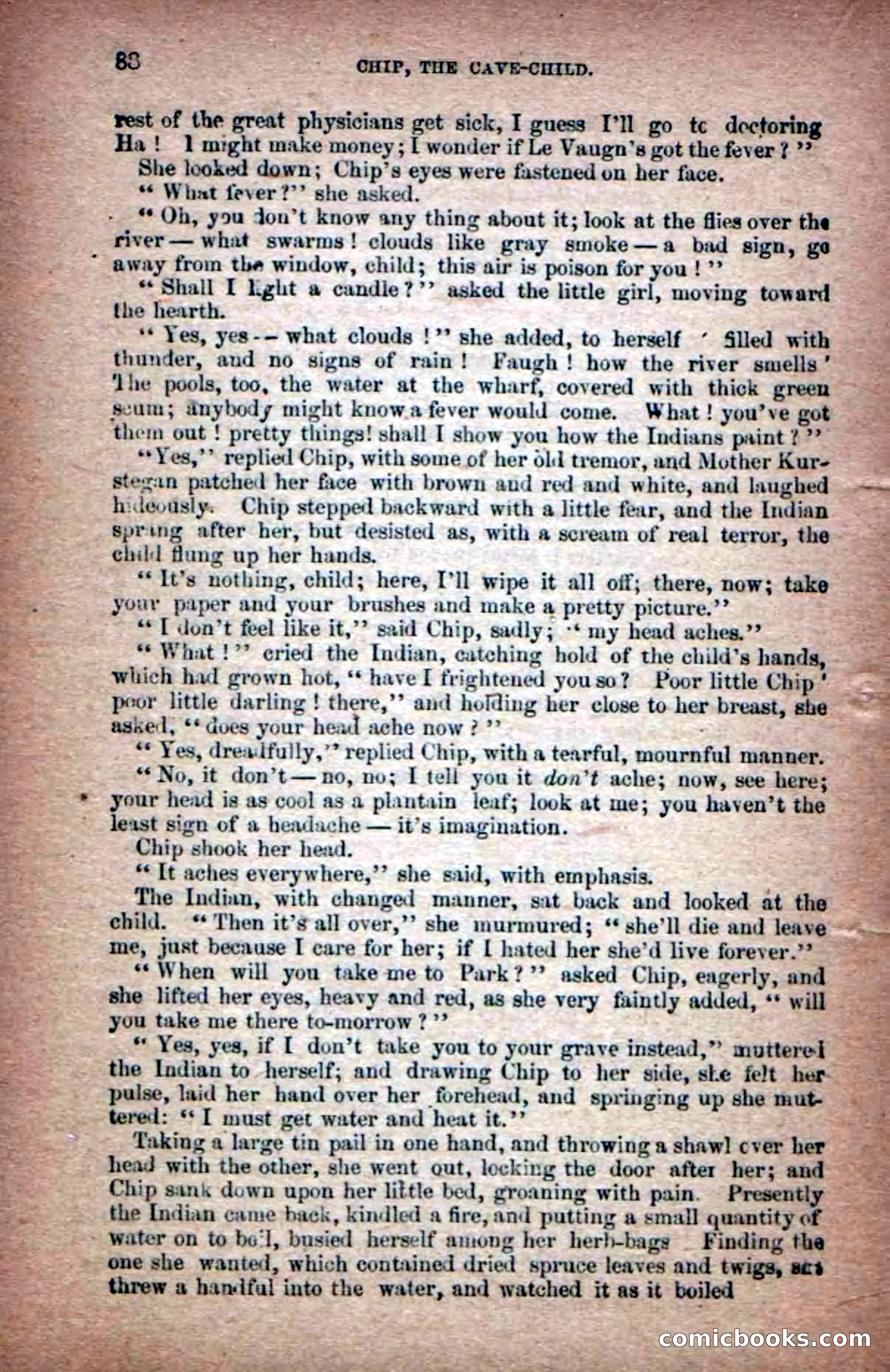 Beadle's Dime Novels No. 6: Chip, the Cave-Child — page 86 of 100