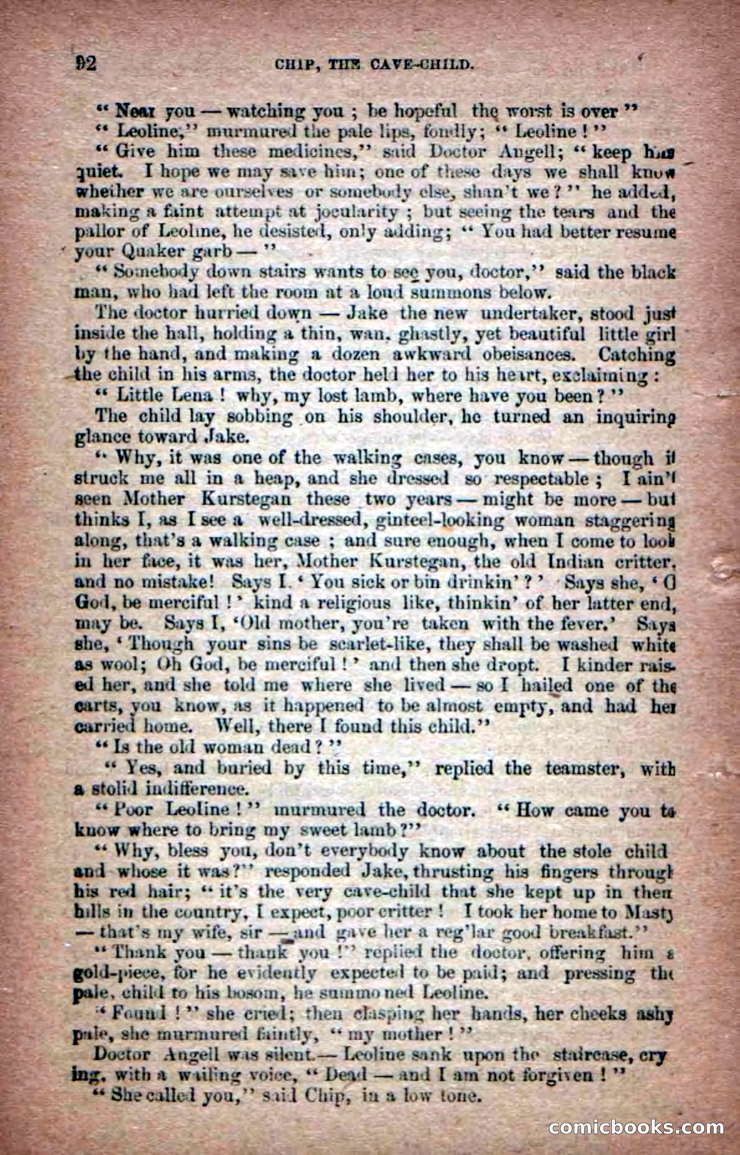 Beadle's Dime Novels No. 6: Chip, the Cave-Child — page 90 of 100