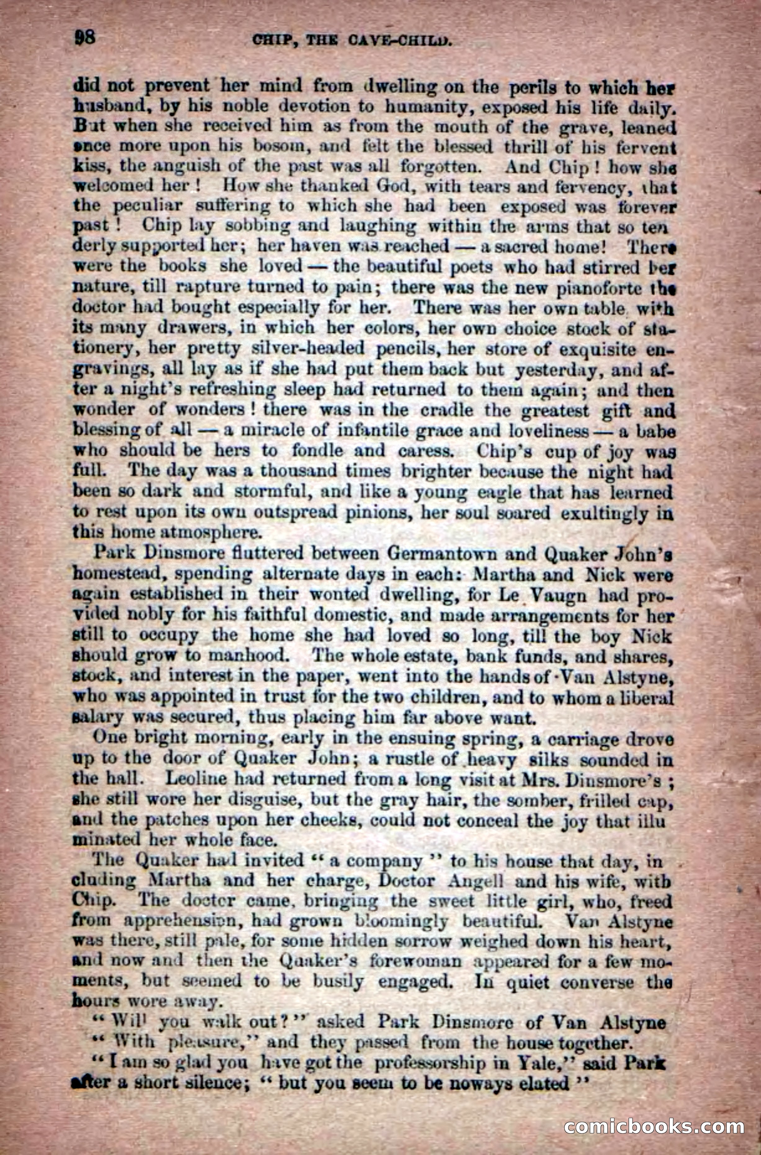 Beadle's Dime Novels No. 6: Chip, the Cave-Child — page 96 of 100