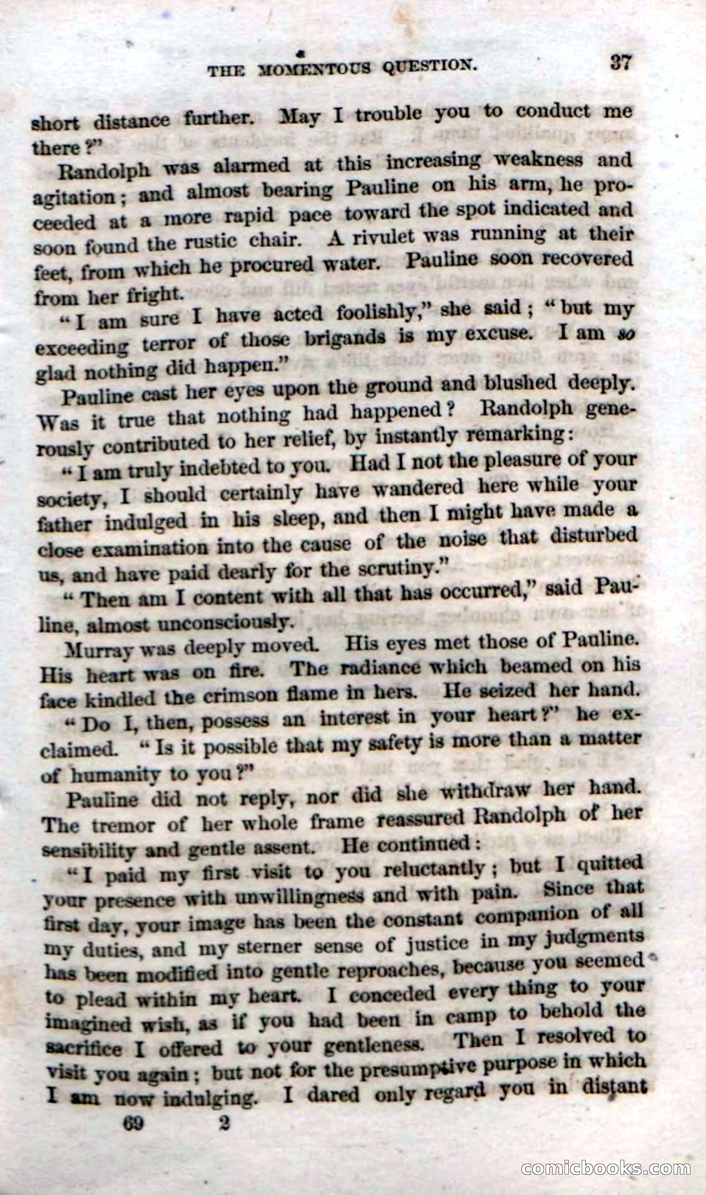 Beadle's Dime Novels No. 69: Black Hollow — page 35 of 100