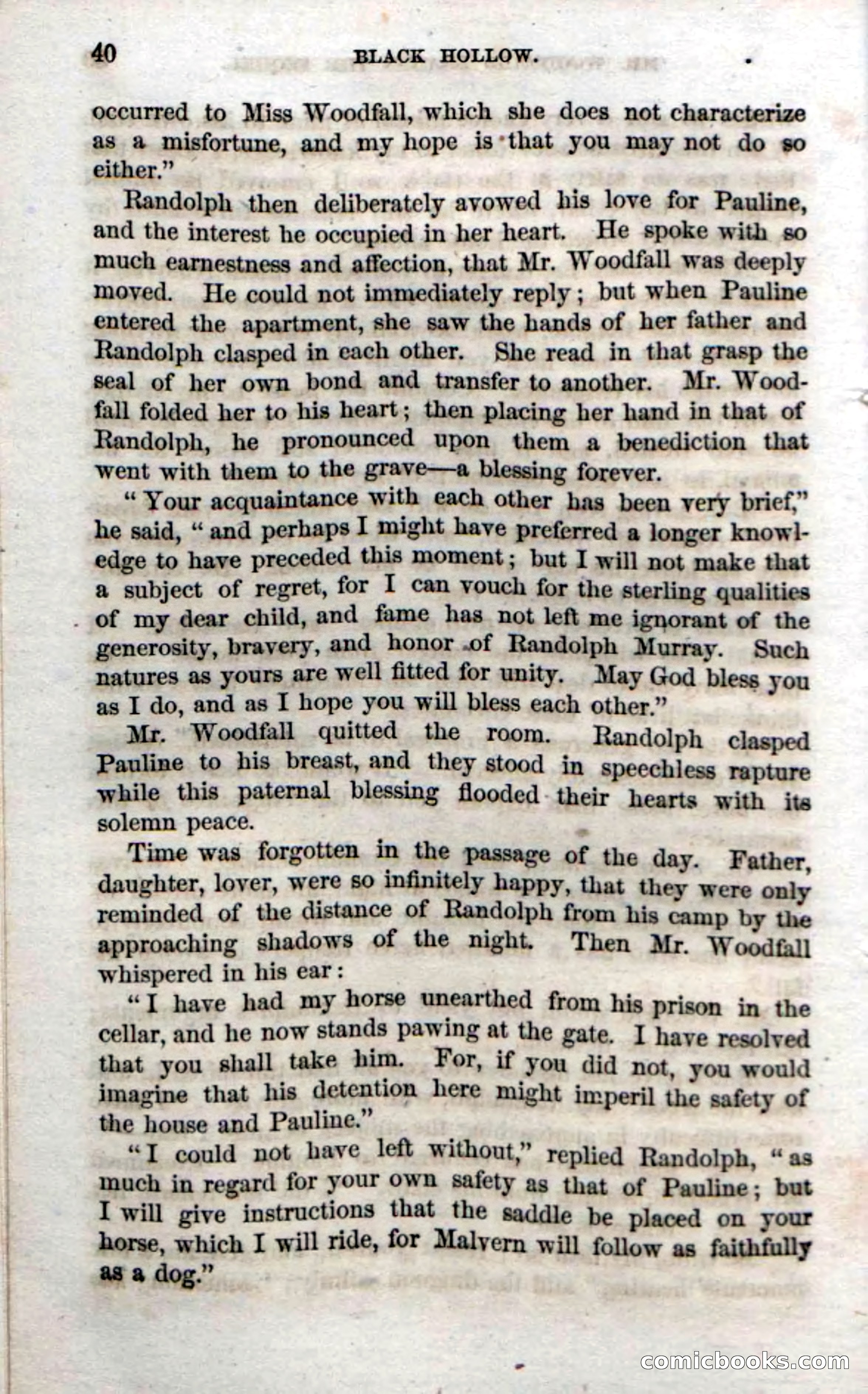 Beadle's Dime Novels No. 69: Black Hollow — page 38 of 100