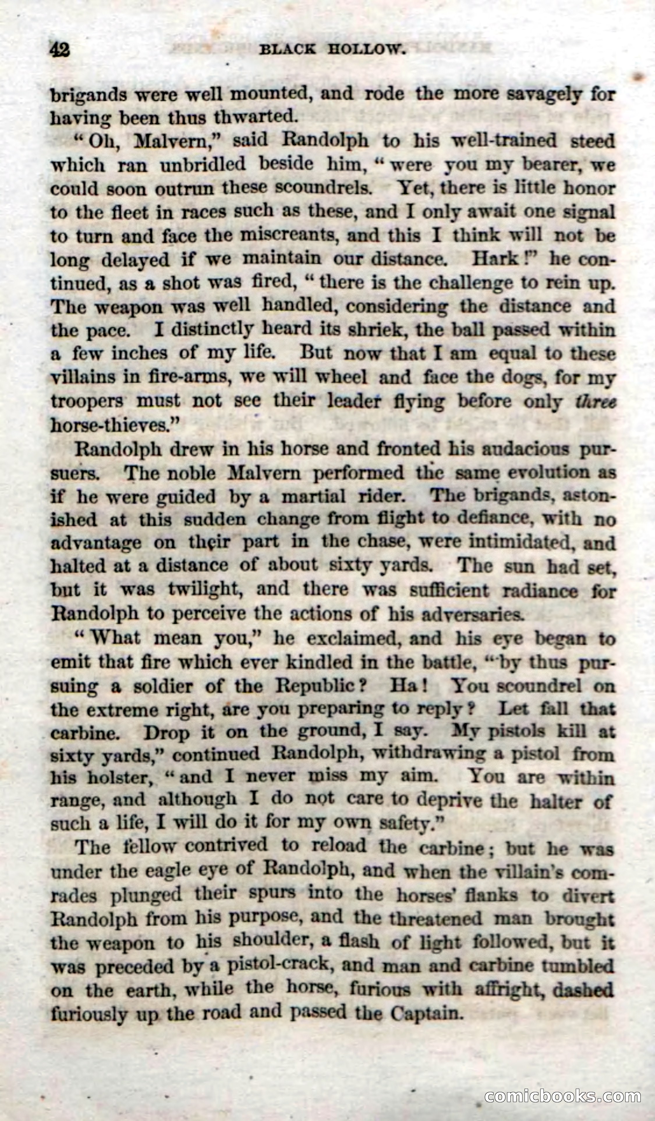 Beadle's Dime Novels No. 69: Black Hollow — page 40 of 100
