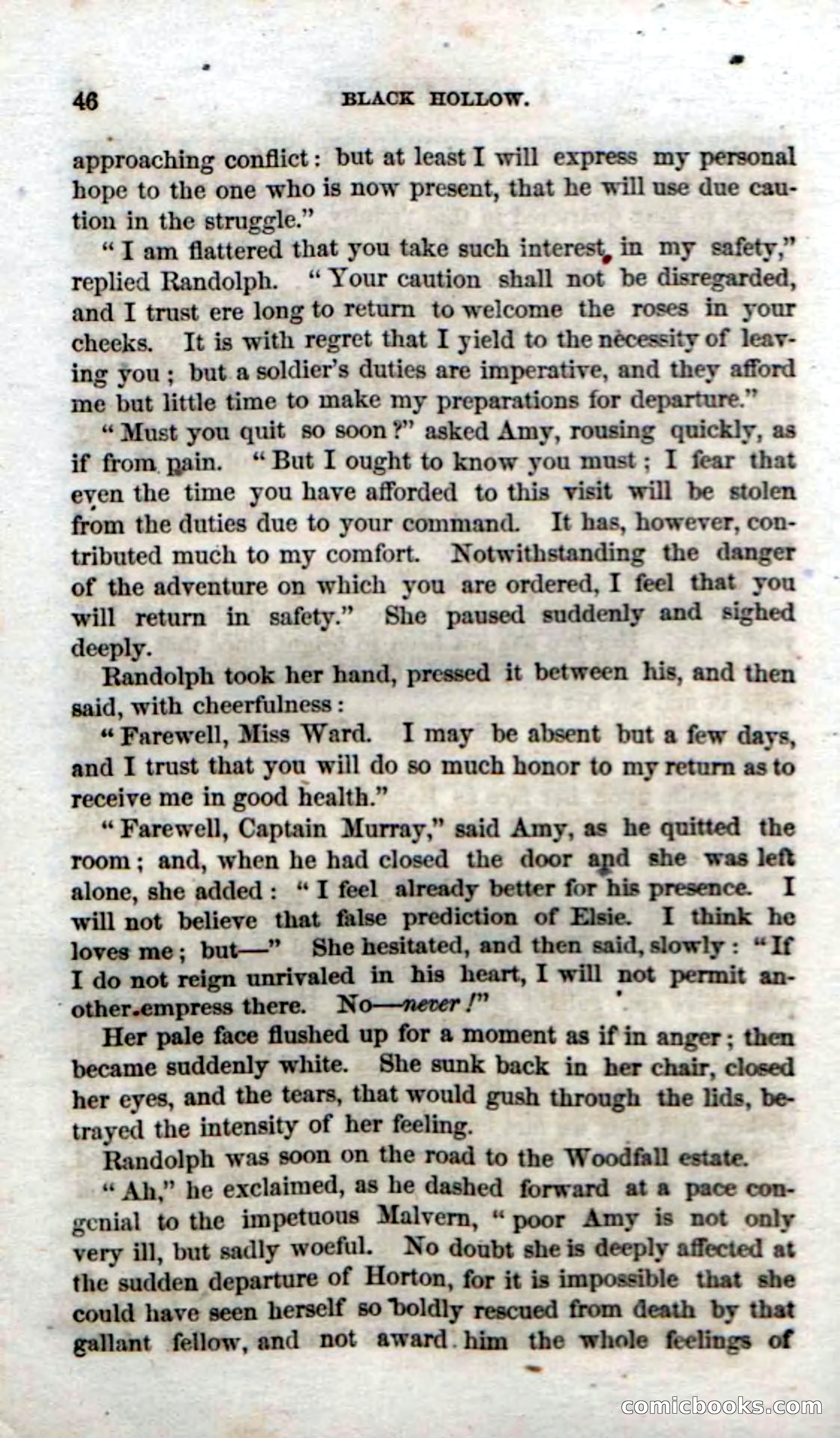 Beadle's Dime Novels No. 69: Black Hollow — page 44 of 100