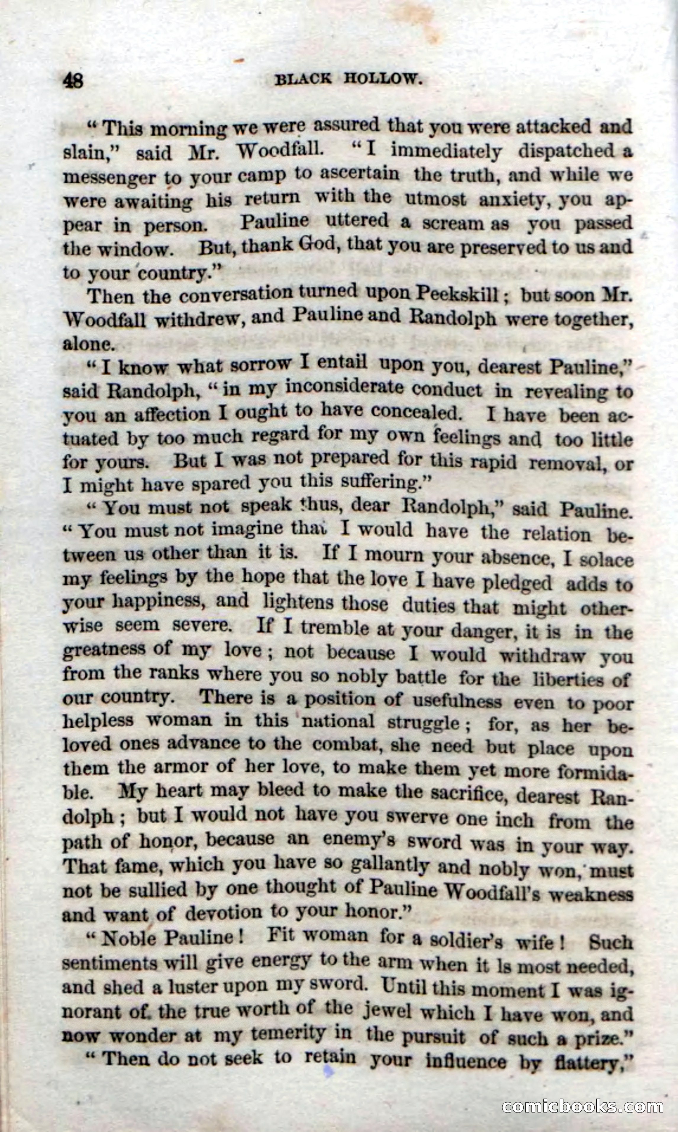Beadle's Dime Novels No. 69: Black Hollow — page 46 of 100