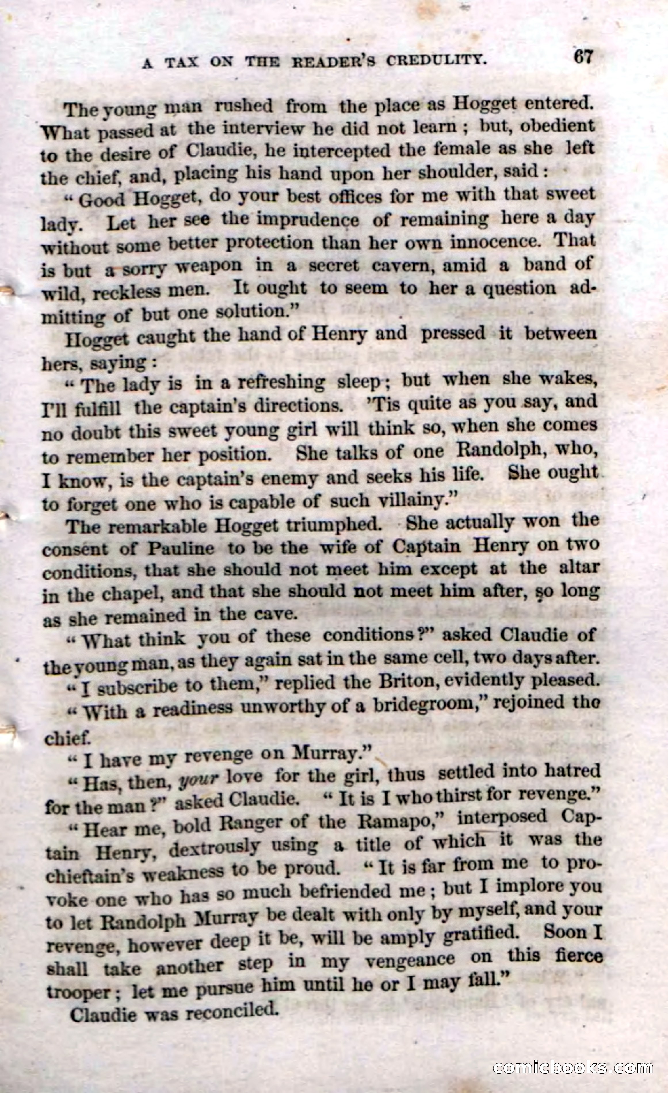 Beadle's Dime Novels No. 69: Black Hollow — page 65 of 100