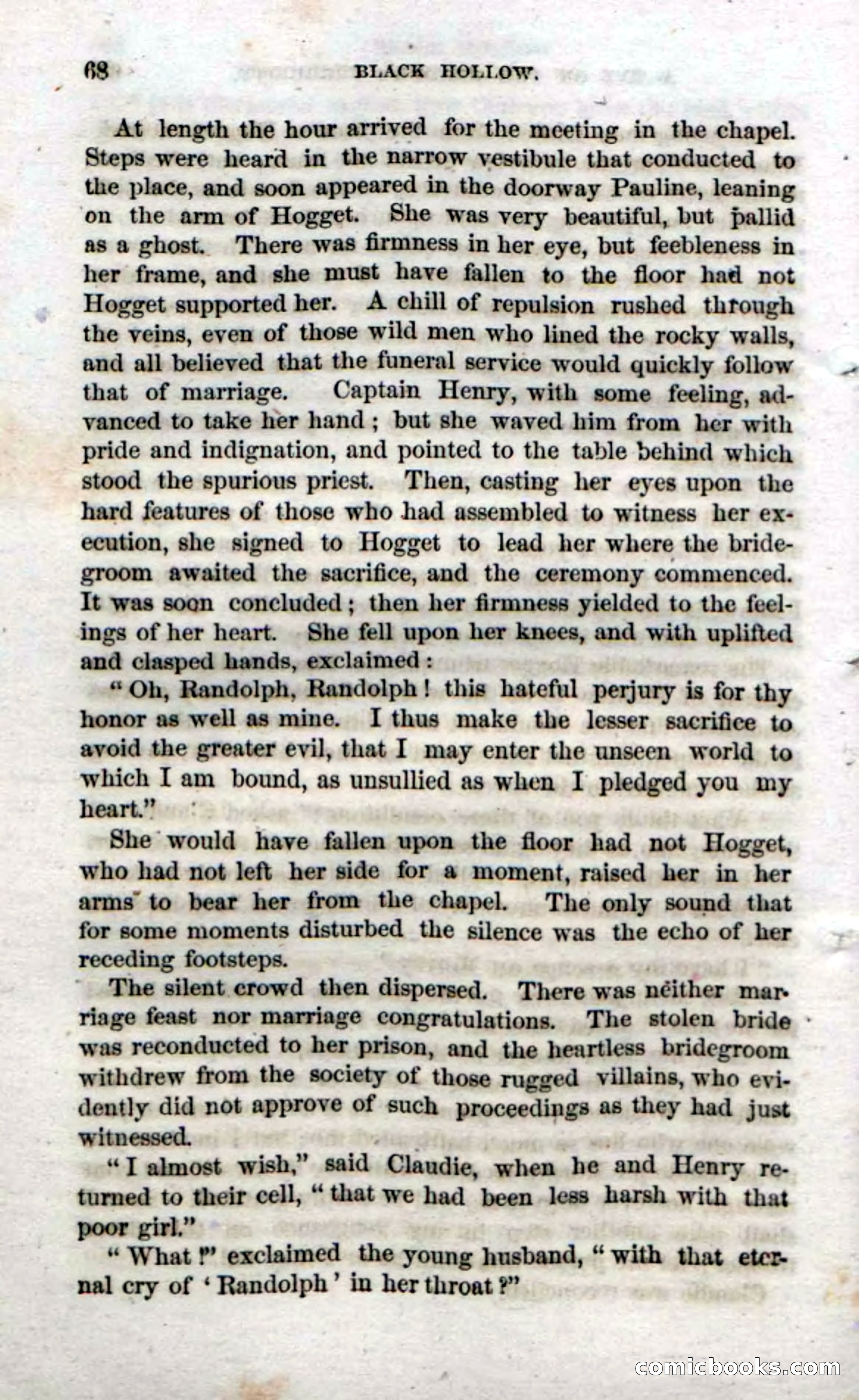 Beadle's Dime Novels No. 69: Black Hollow — page 66 of 100