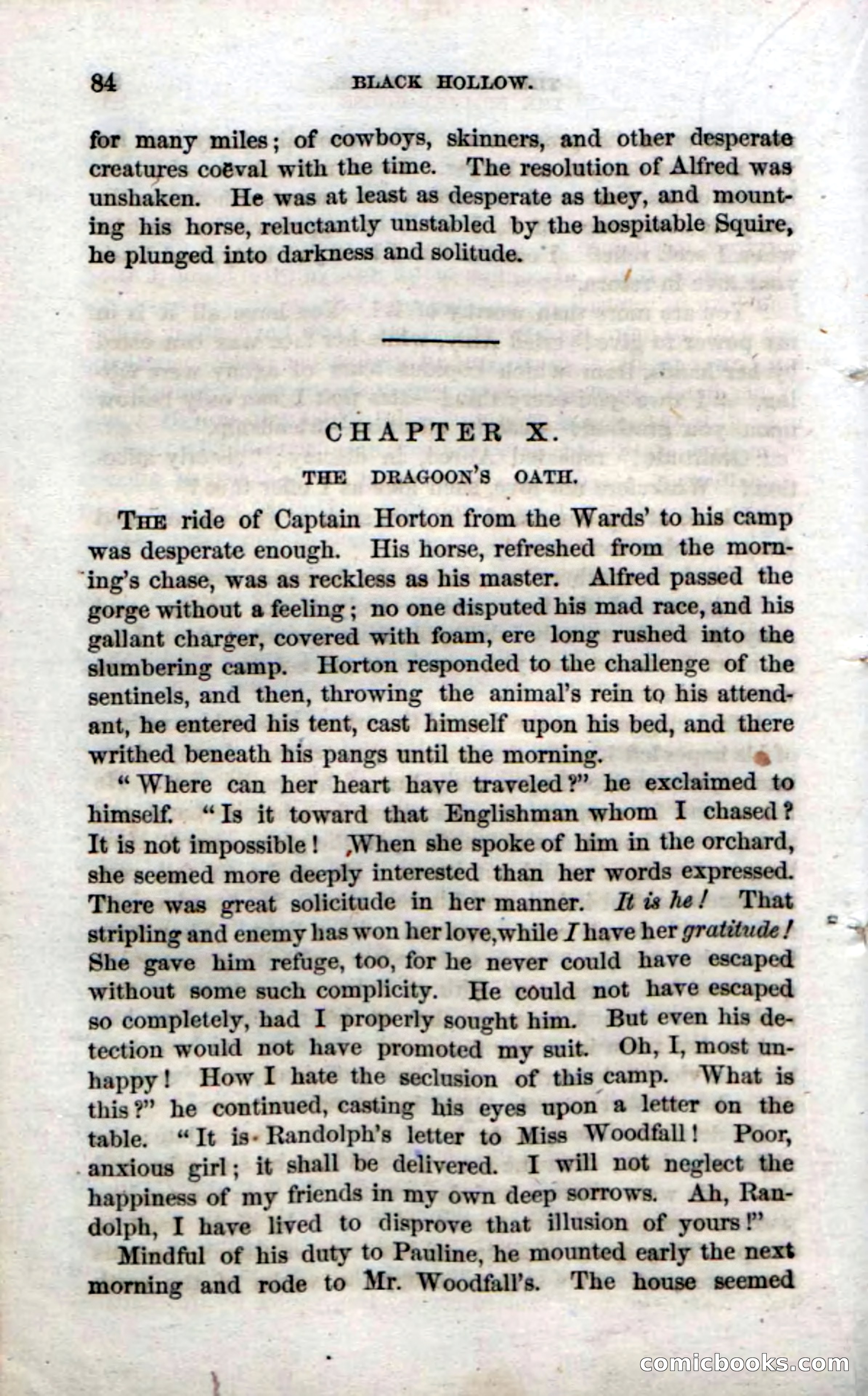 Beadle's Dime Novels No. 69: Black Hollow — page 82 of 100