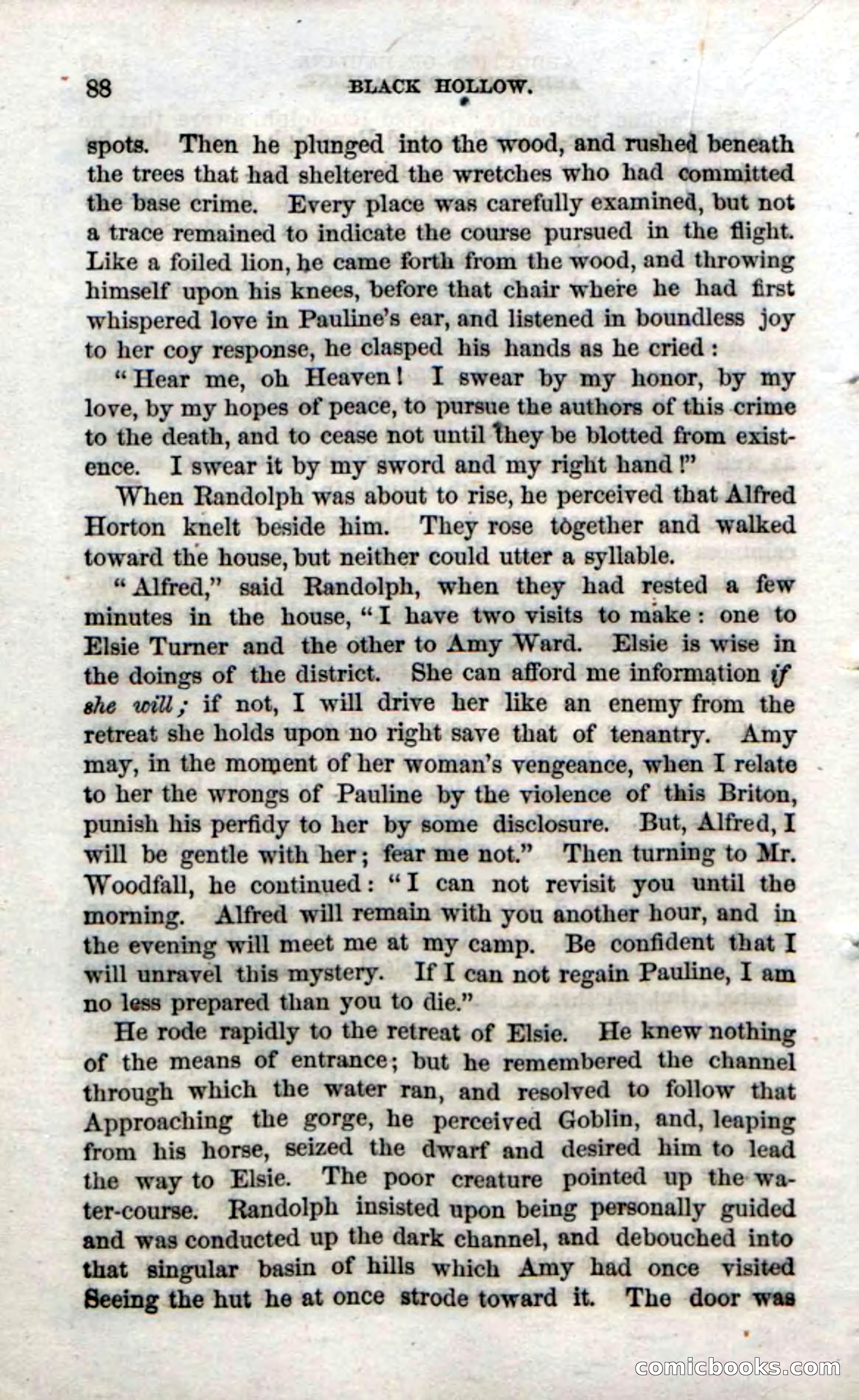 Beadle's Dime Novels No. 69: Black Hollow — page 86 of 100