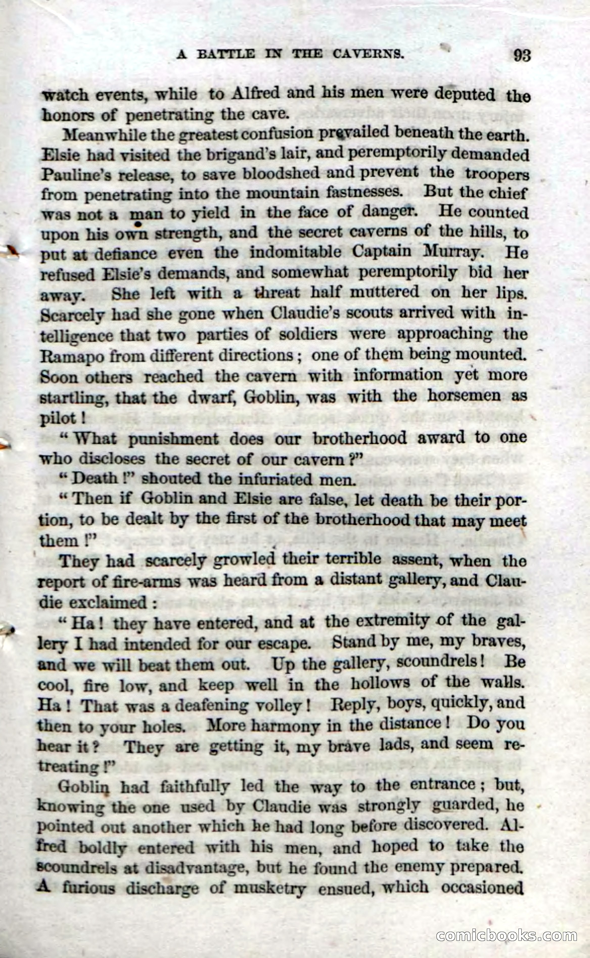 Beadle's Dime Novels No. 69: Black Hollow — page 91 of 100