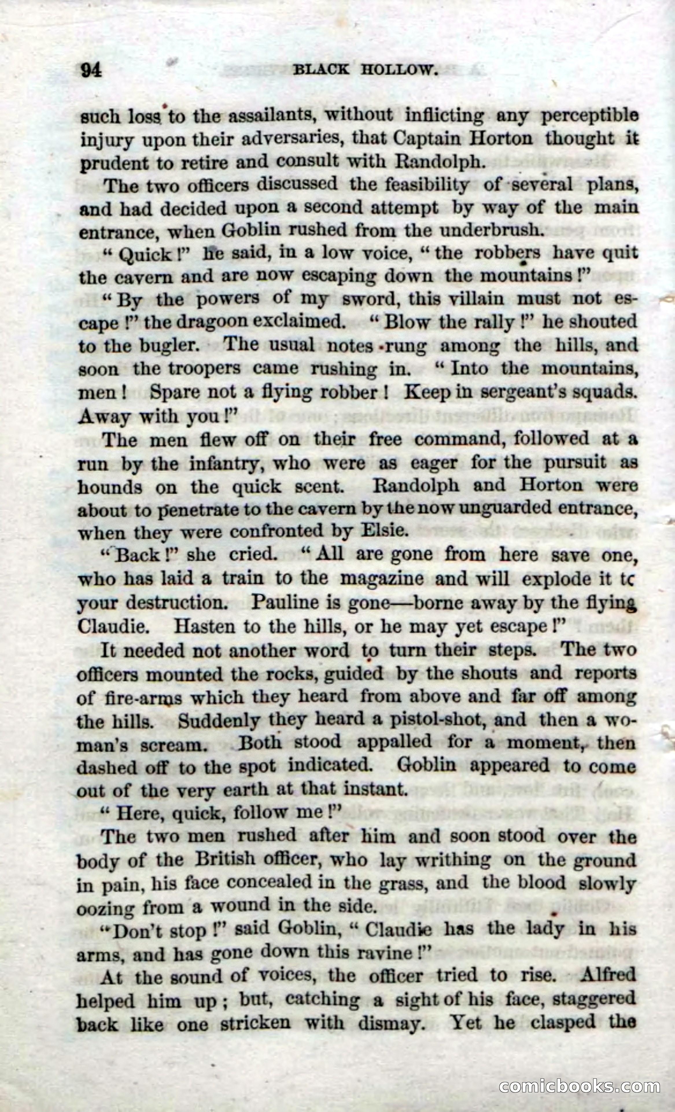 Beadle's Dime Novels No. 69: Black Hollow — page 92 of 100