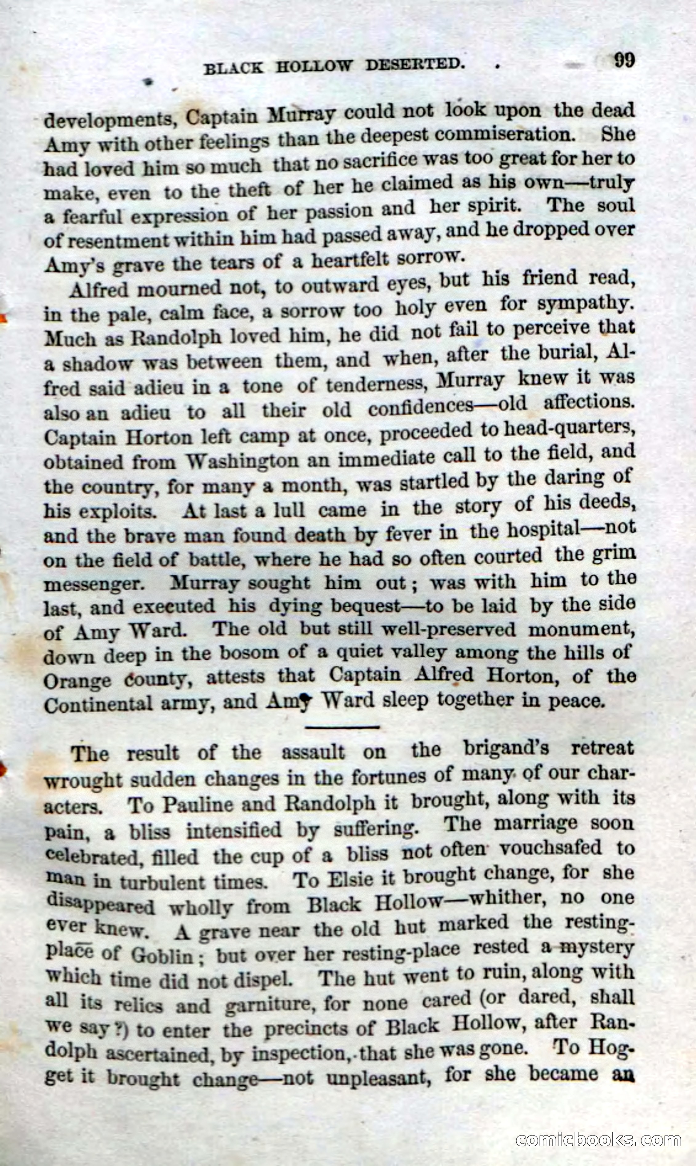 Beadle's Dime Novels No. 69: Black Hollow — page 97 of 100
