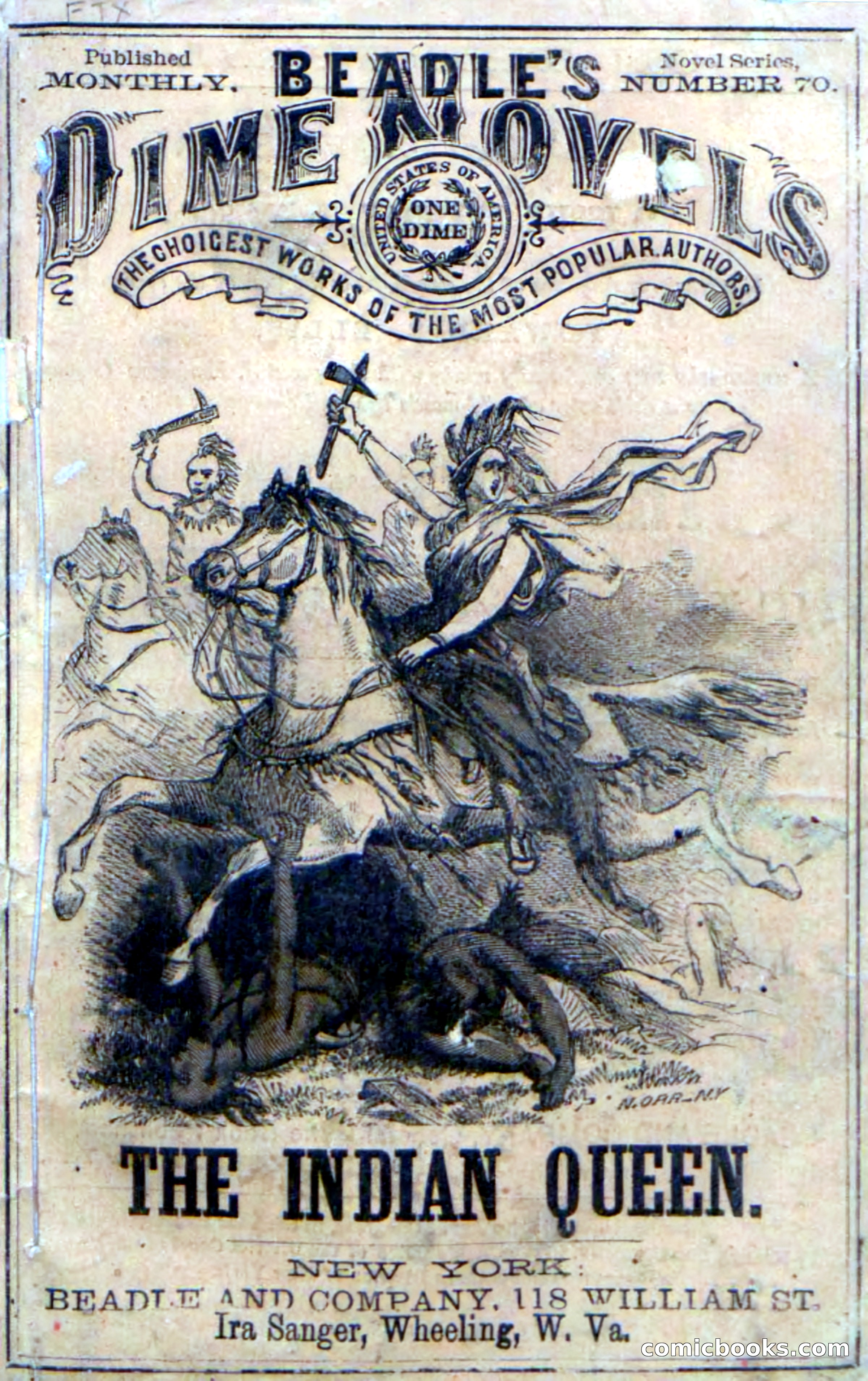 Beadle's Dime Novels No. 70: The Indian Queen
