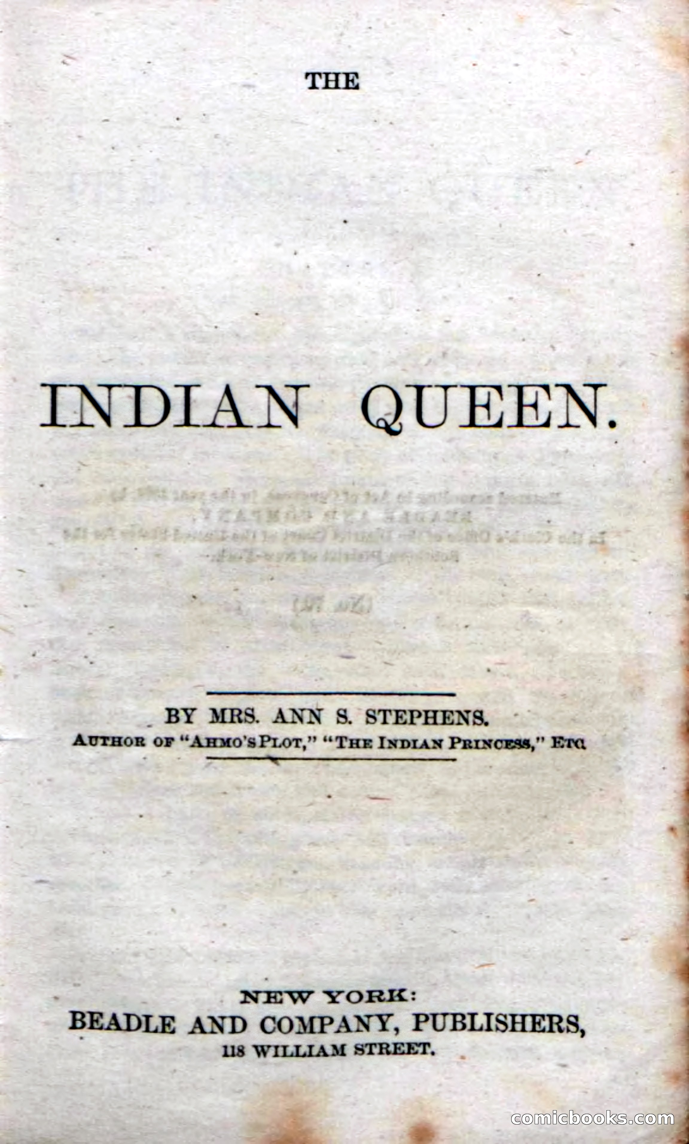 Beadle's Dime Novels No. 70: The Indian Queen — page 5 of 102