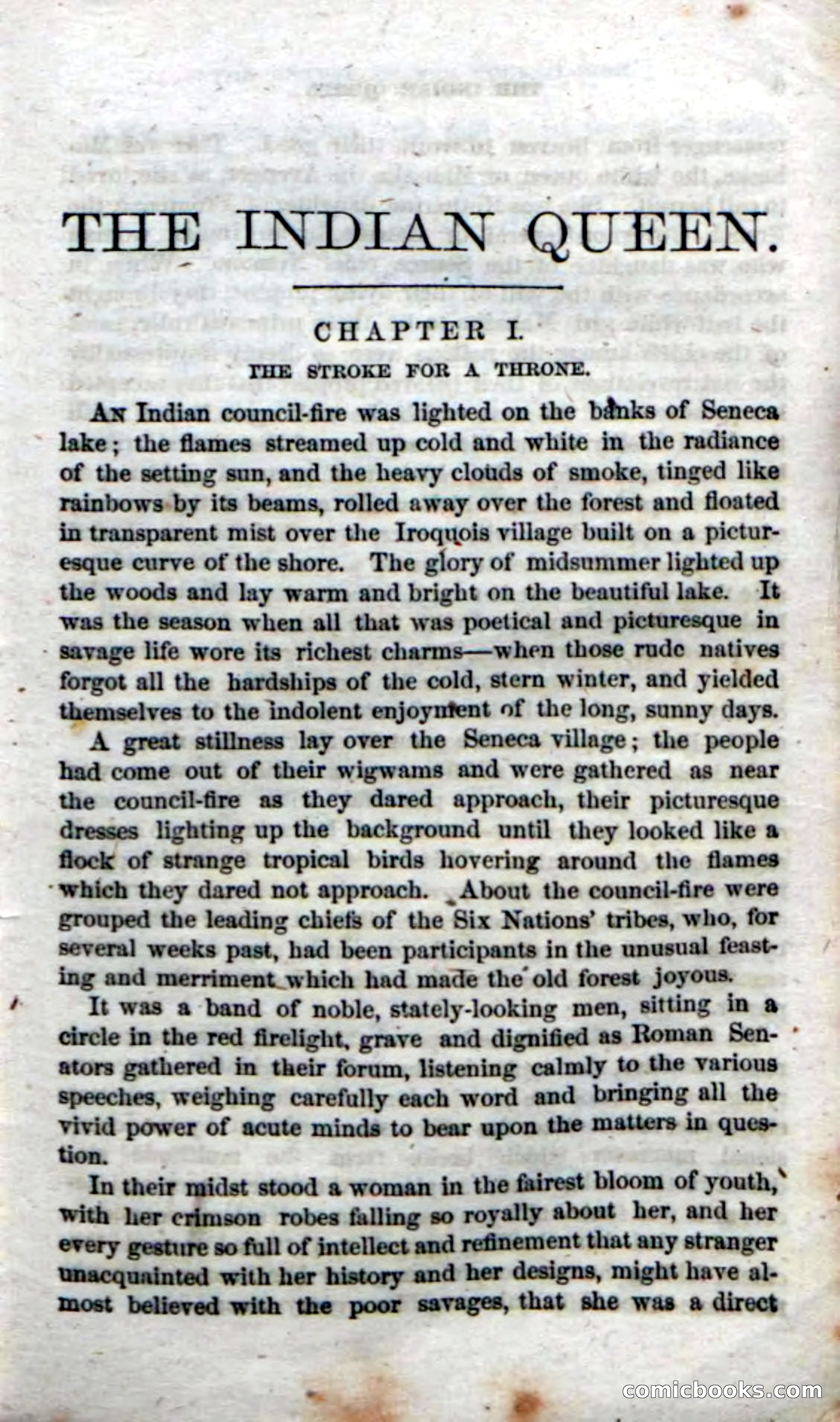 Beadle's Dime Novels No. 70: The Indian Queen — page 7 of 102