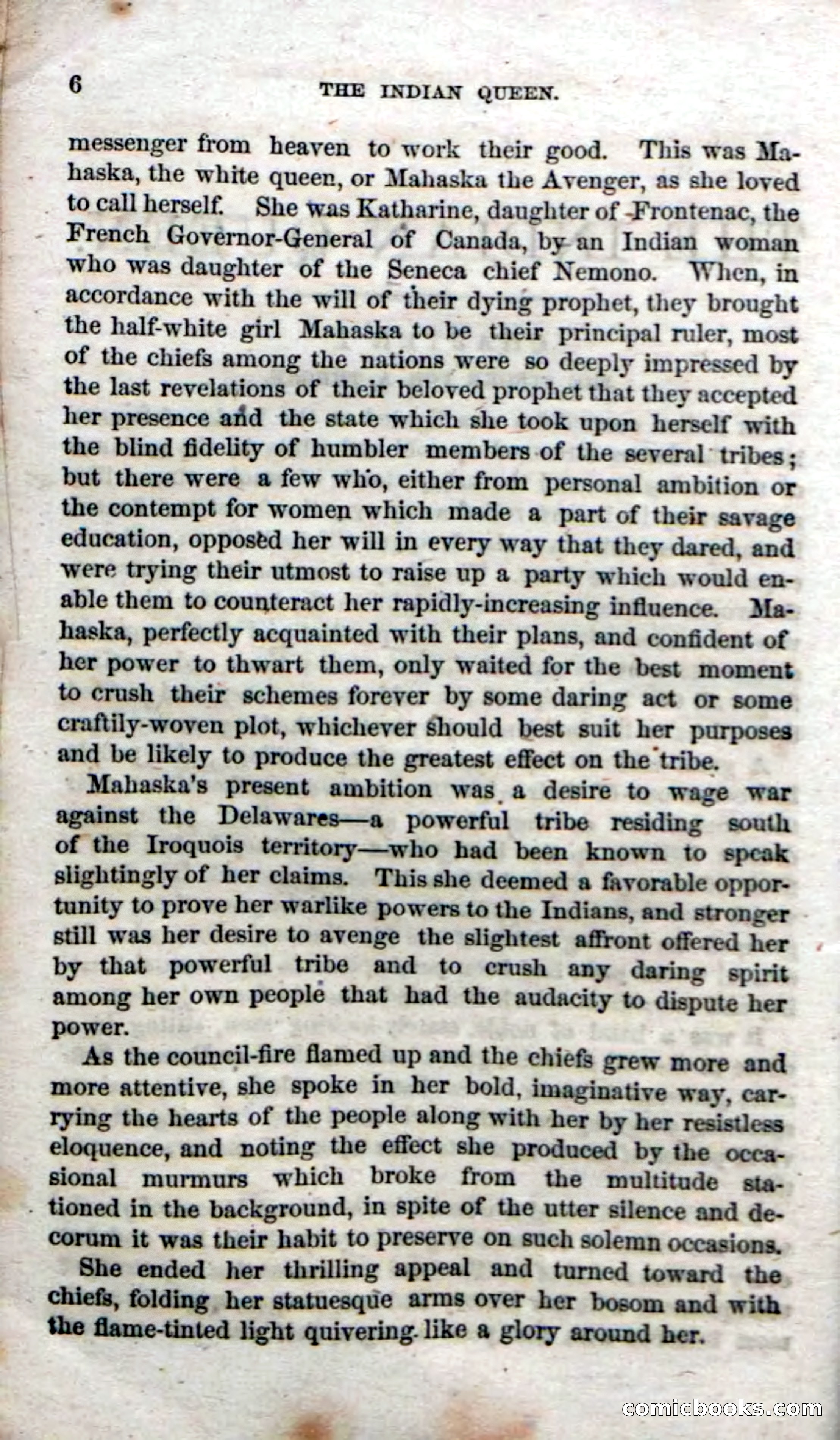 Beadle's Dime Novels No. 70: The Indian Queen — page 8 of 102