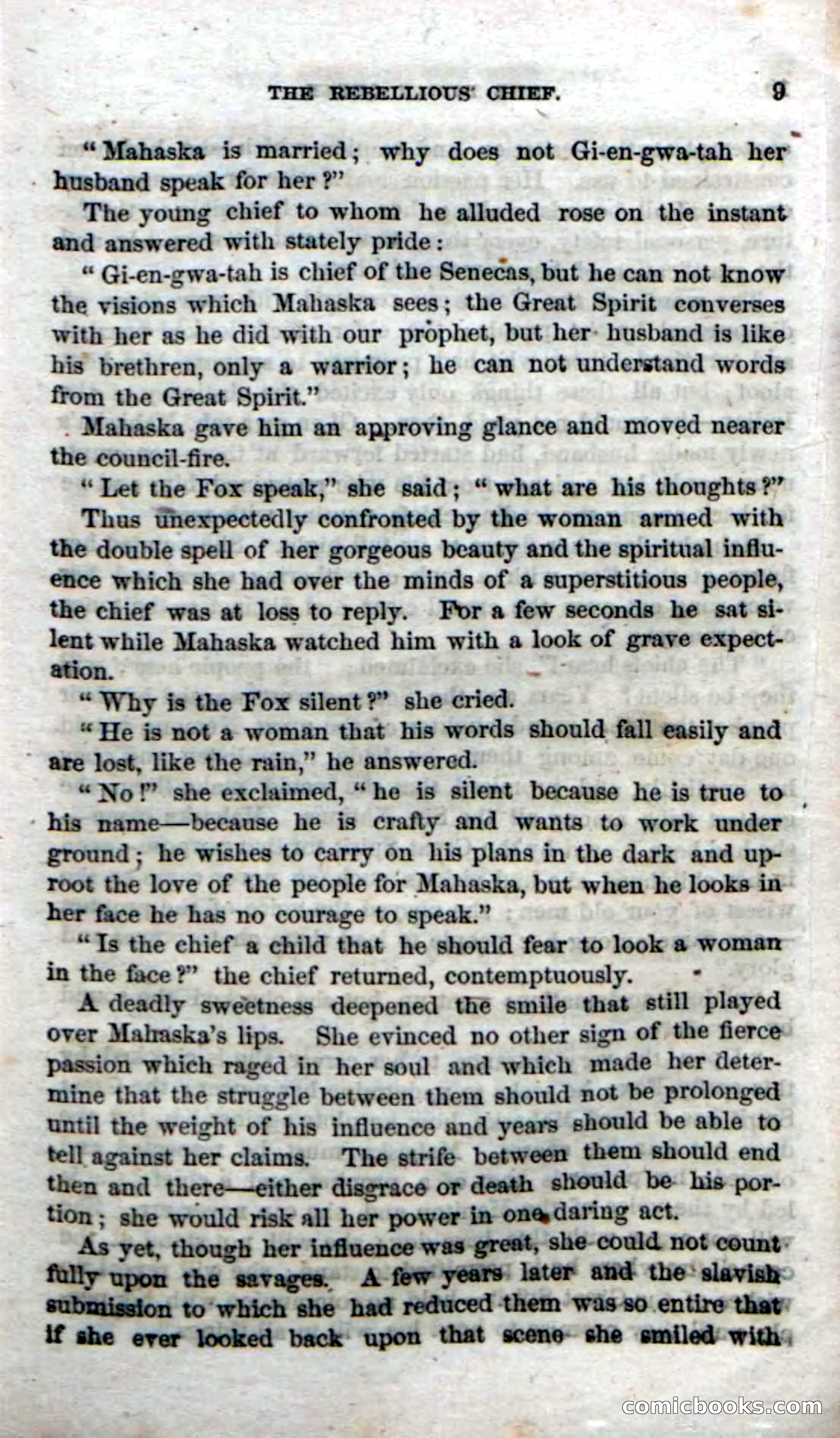 Beadle's Dime Novels No. 70: The Indian Queen — page 11 of 102