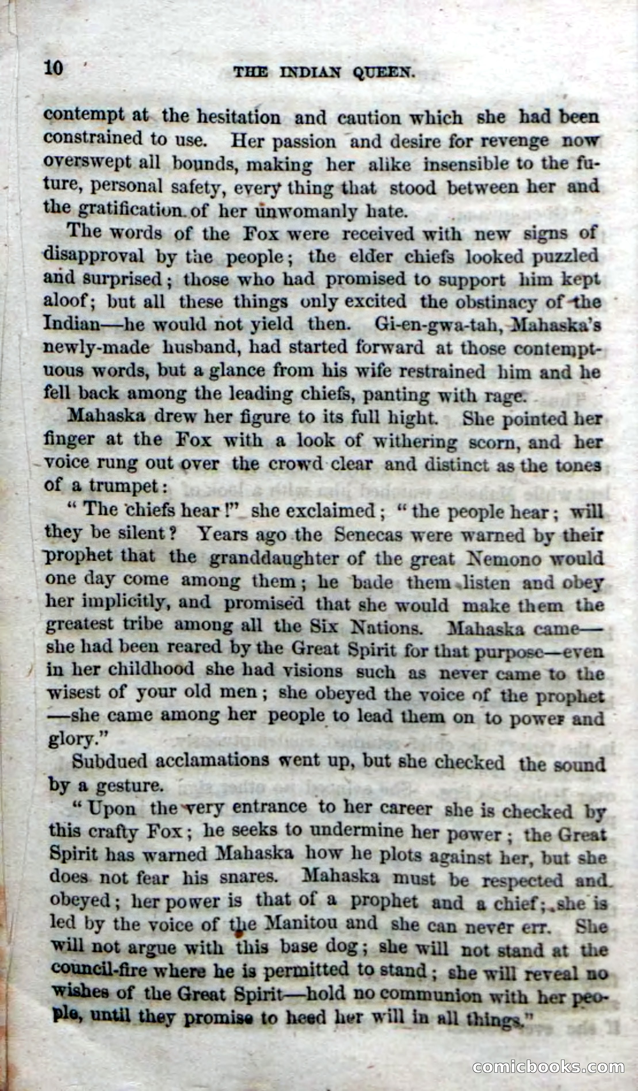 Beadle's Dime Novels No. 70: The Indian Queen — page 12 of 102
