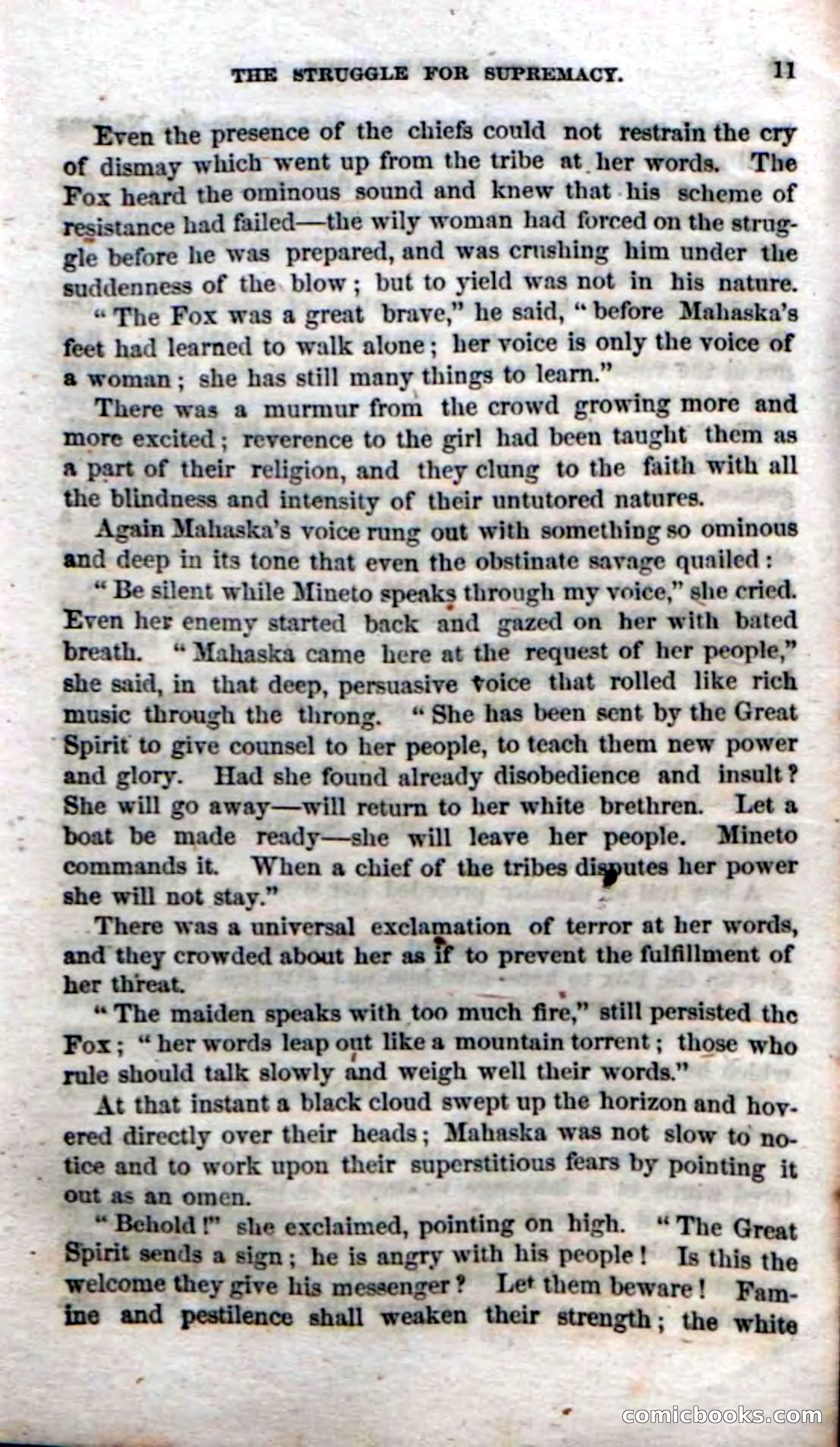 Beadle's Dime Novels No. 70: The Indian Queen — page 13 of 102