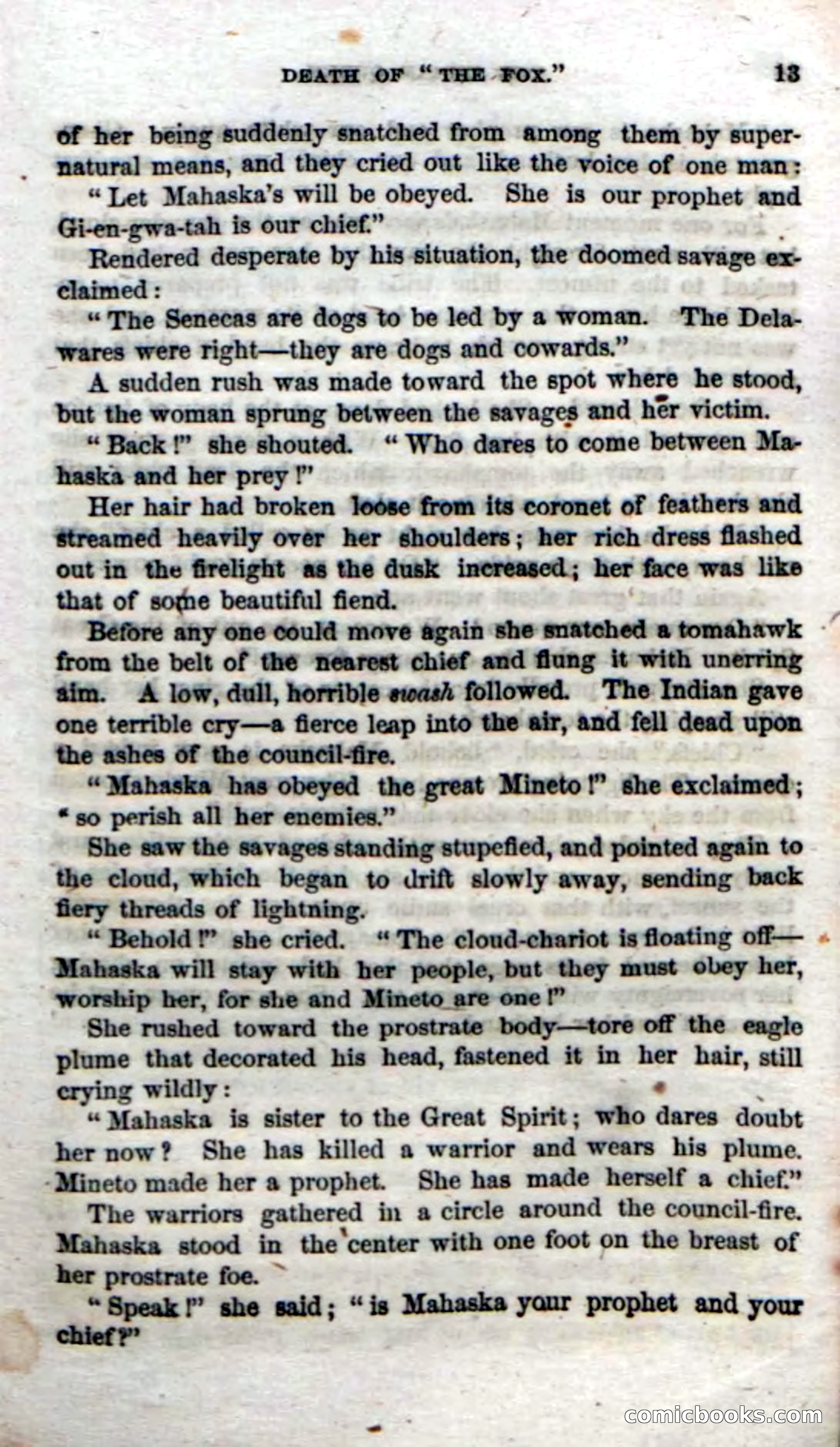 Beadle's Dime Novels No. 70: The Indian Queen — page 15 of 102