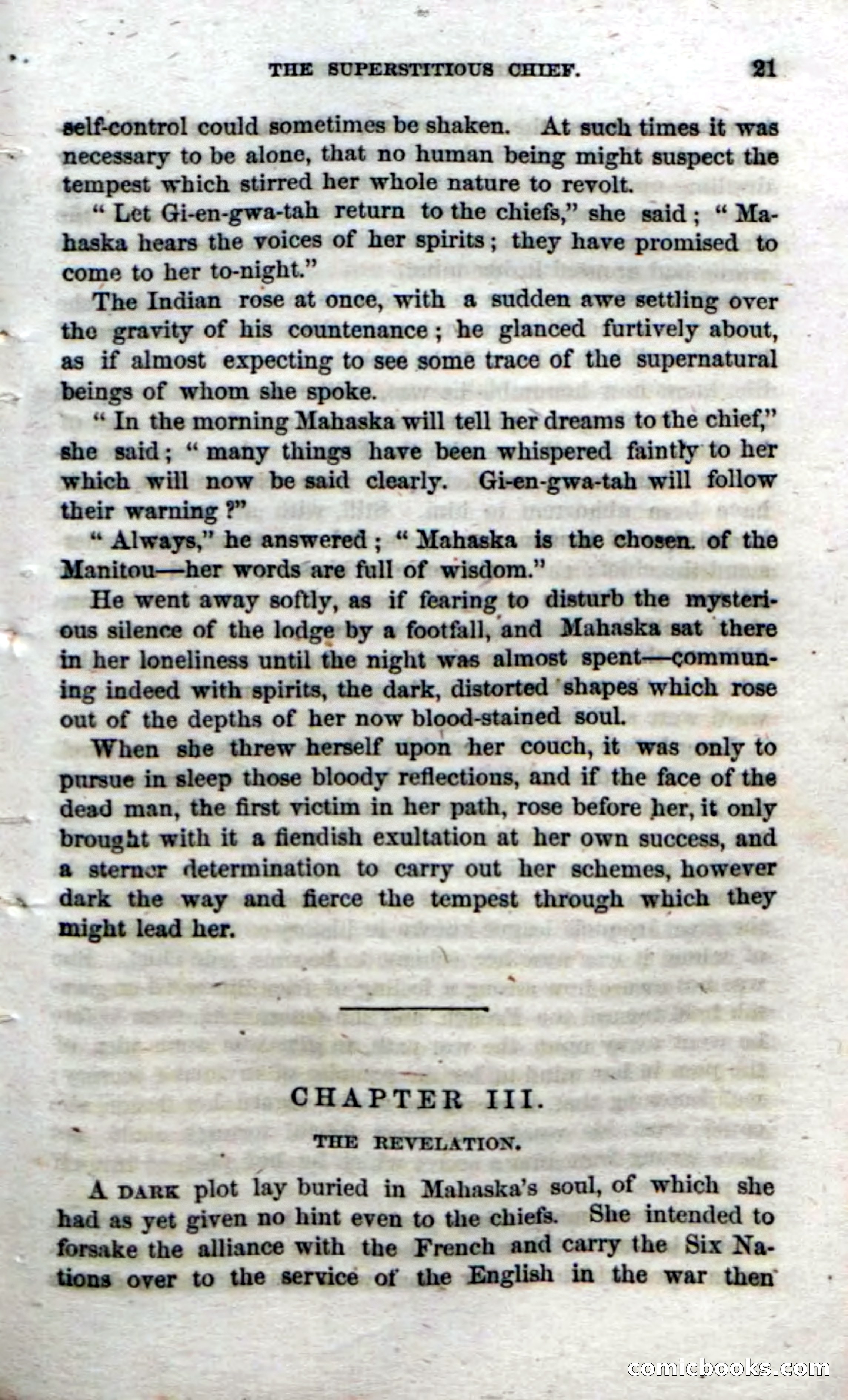 Beadle's Dime Novels No. 70: The Indian Queen — page 23 of 102