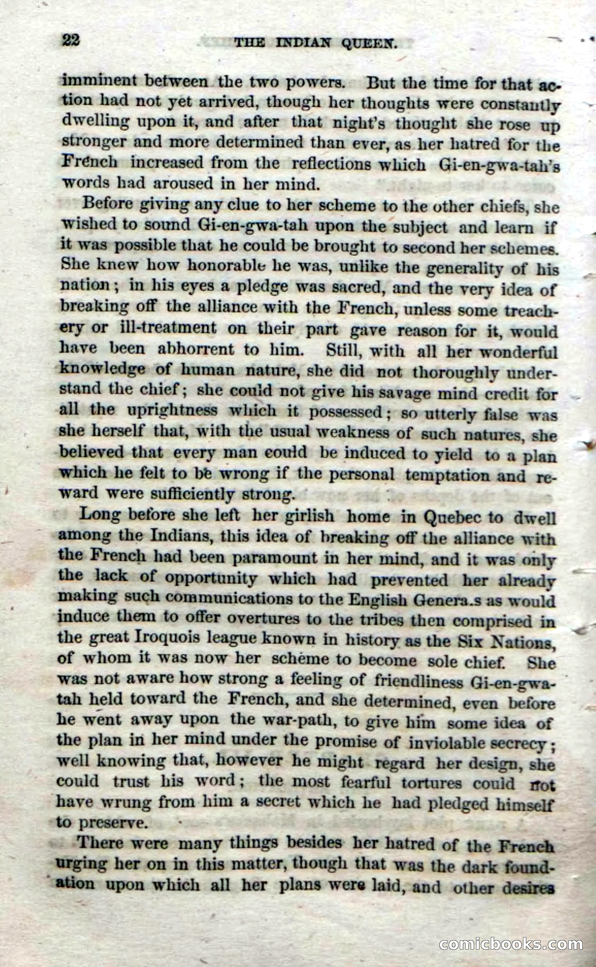 Beadle's Dime Novels No. 70: The Indian Queen — page 24 of 102