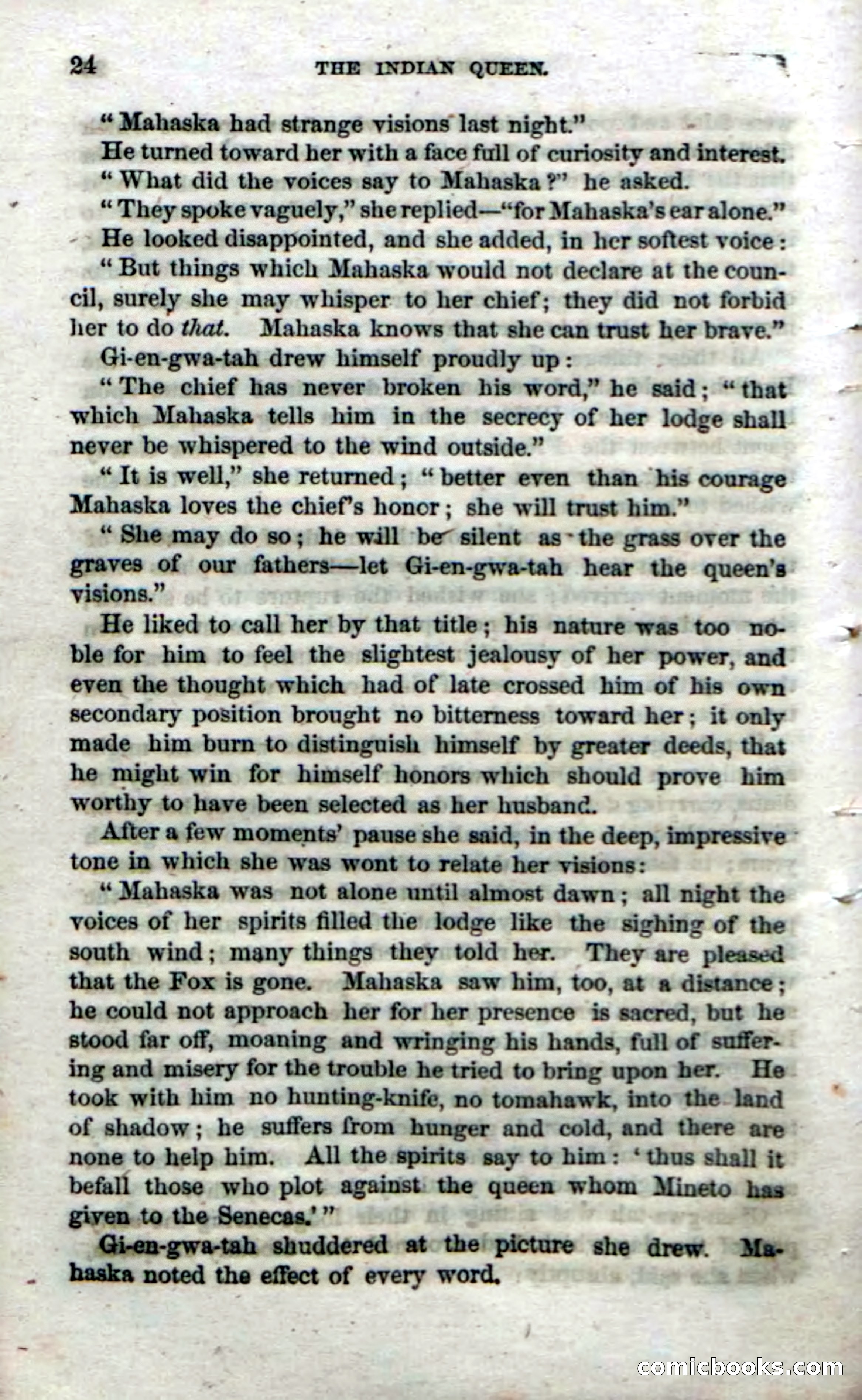 Beadle's Dime Novels No. 70: The Indian Queen — page 26 of 102