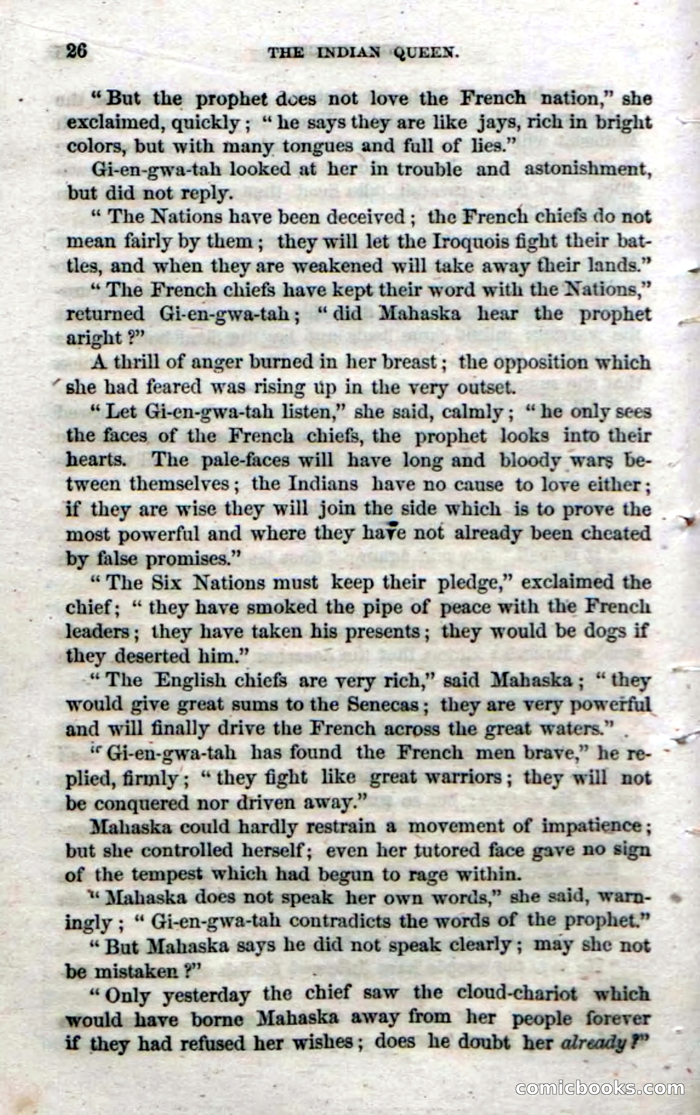 Beadle's Dime Novels No. 70: The Indian Queen — page 28 of 102