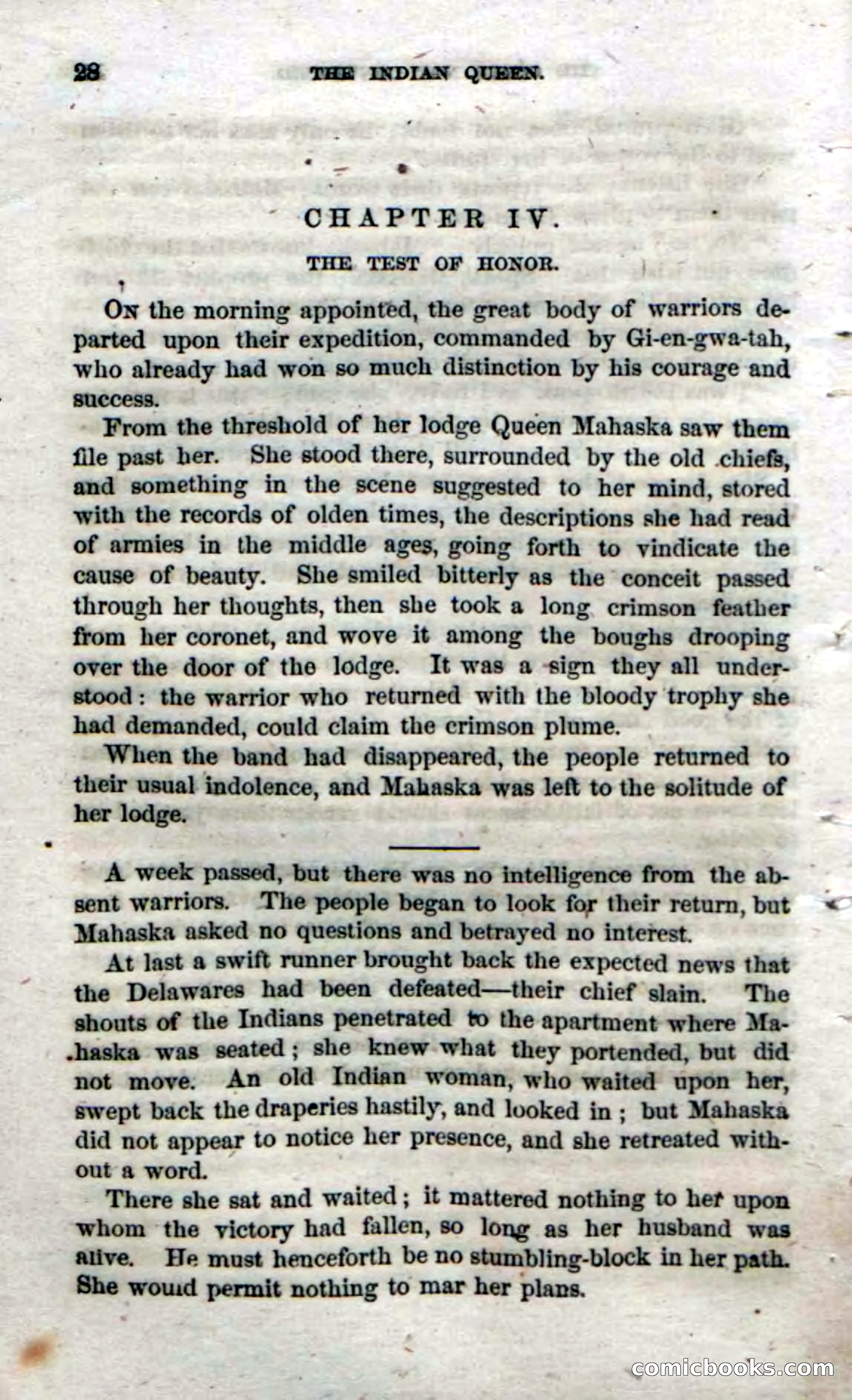 Beadle's Dime Novels No. 70: The Indian Queen — page 30 of 102