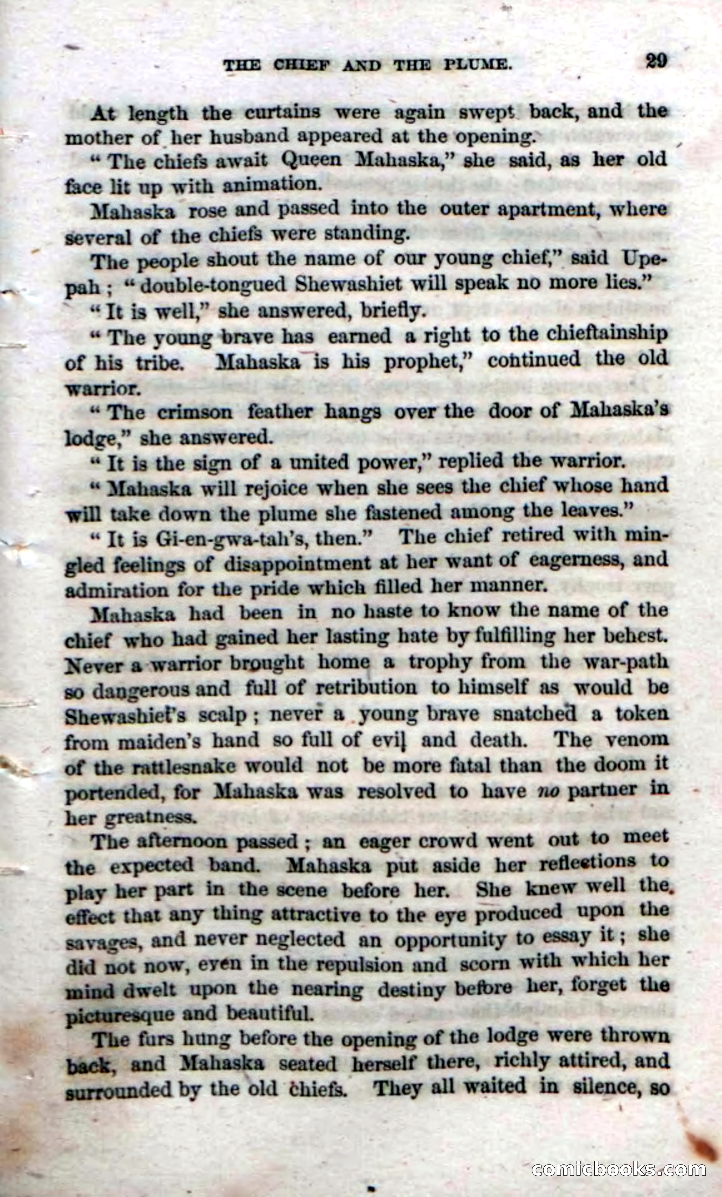 Beadle's Dime Novels No. 70: The Indian Queen — page 31 of 102