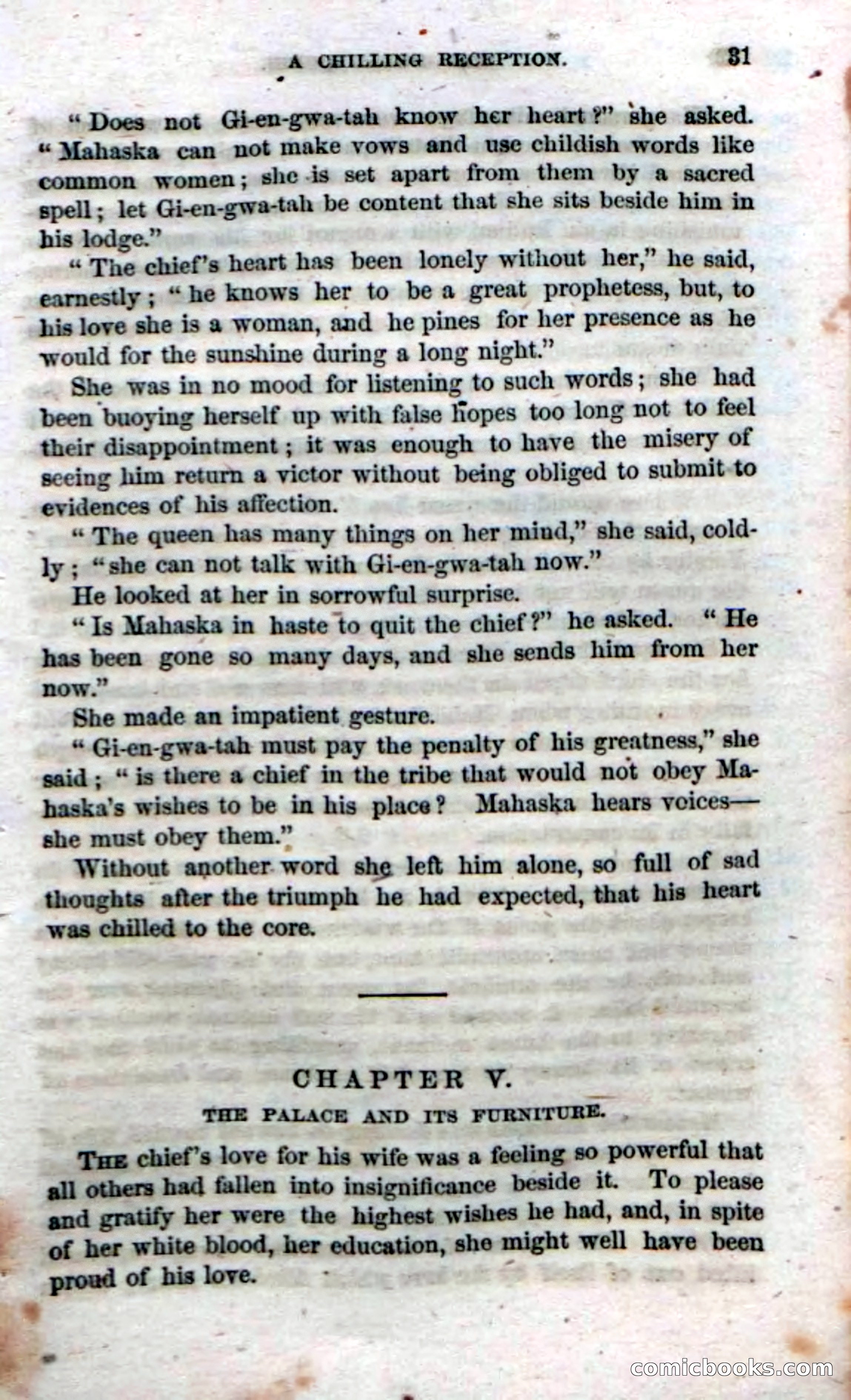 Beadle's Dime Novels No. 70: The Indian Queen — page 33 of 102