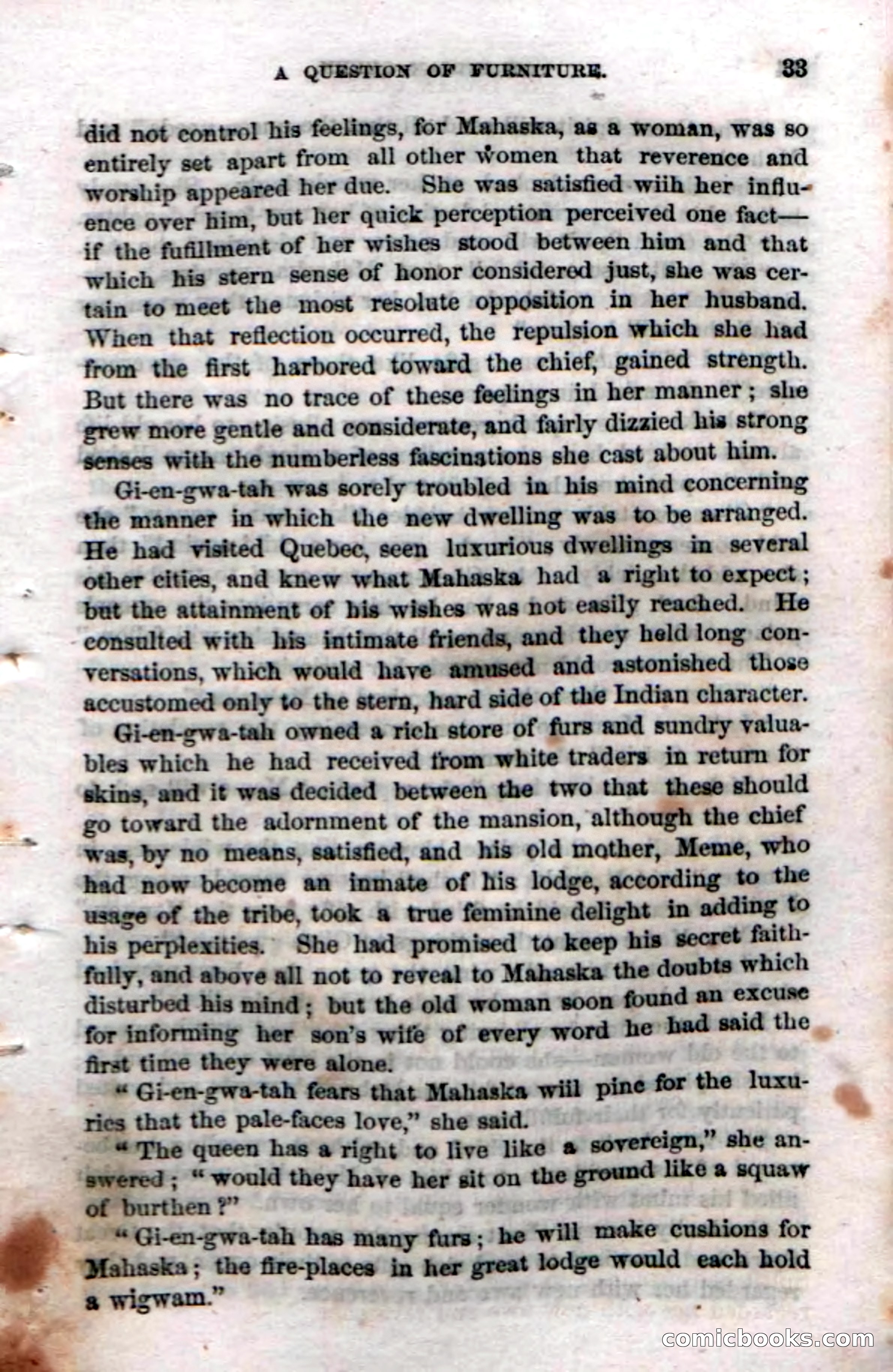 Beadle's Dime Novels No. 70: The Indian Queen — page 35 of 102