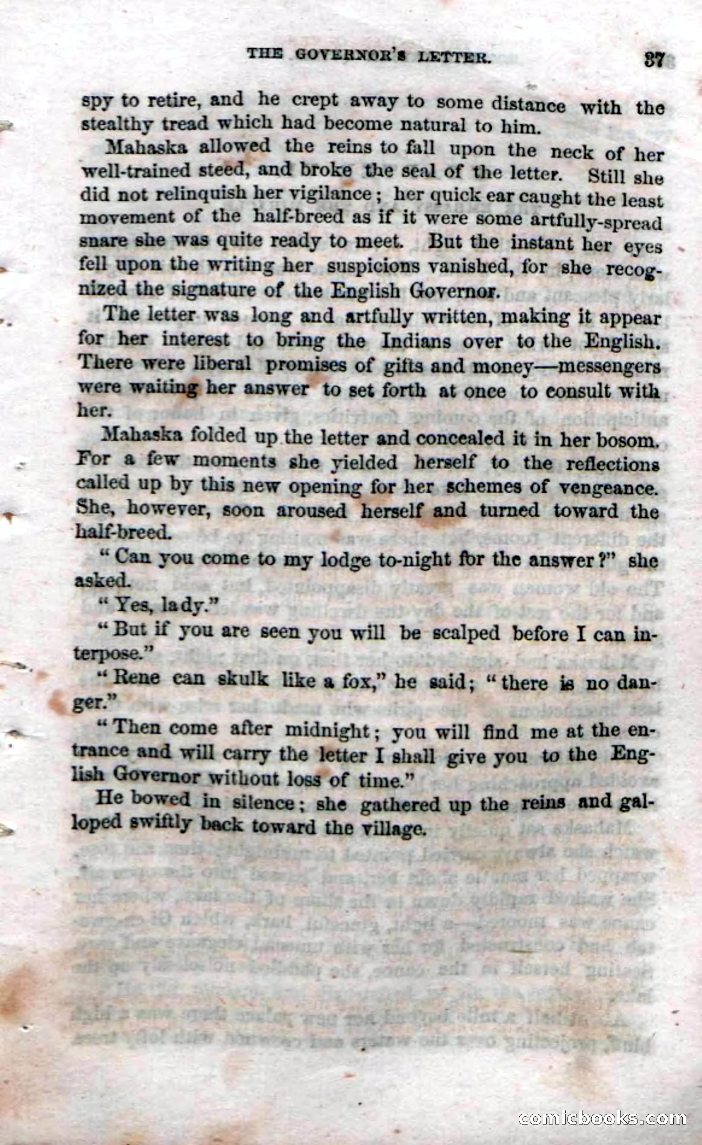 Beadle's Dime Novels No. 70: The Indian Queen — page 39 of 102