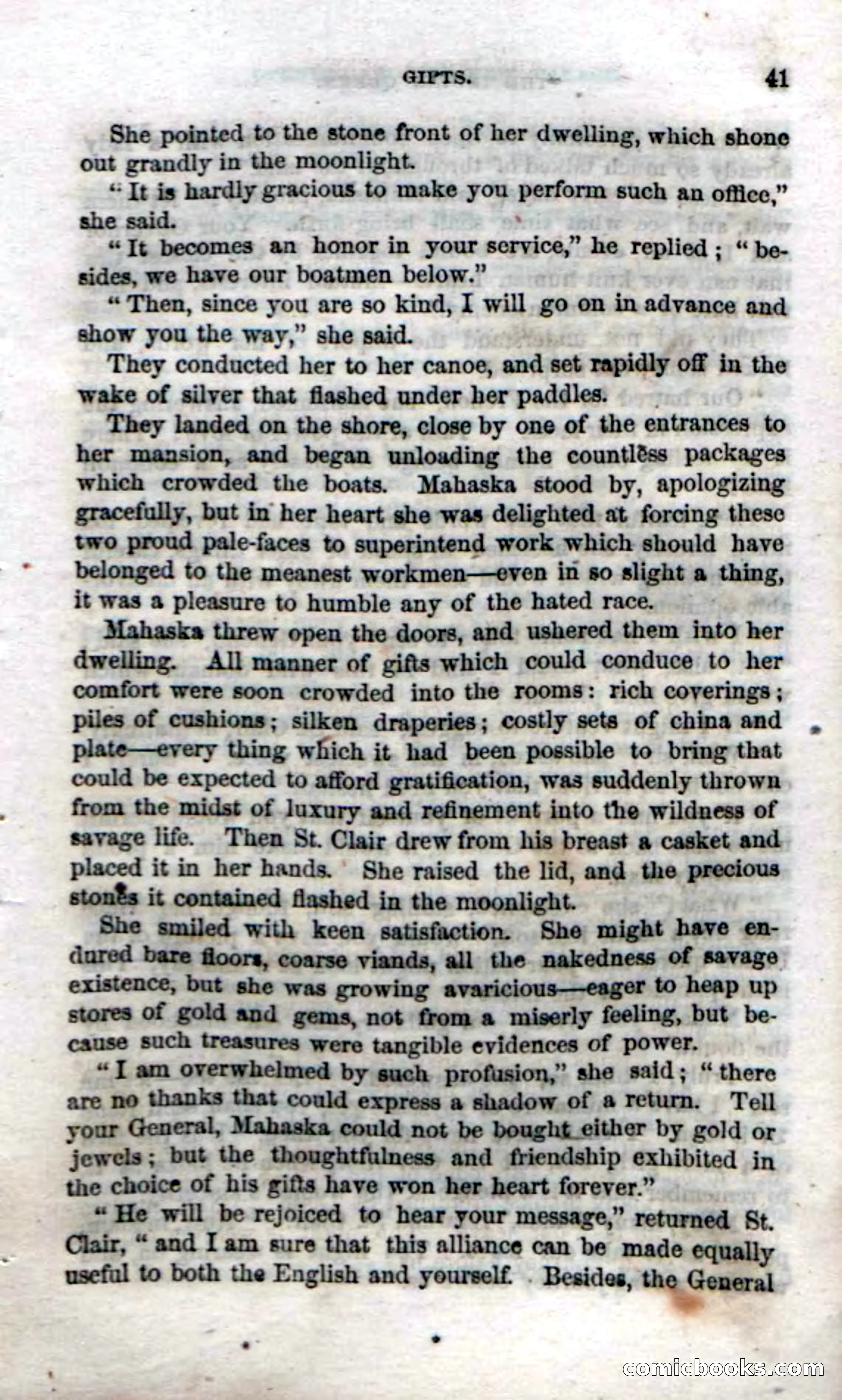 Beadle's Dime Novels No. 70: The Indian Queen — page 43 of 102