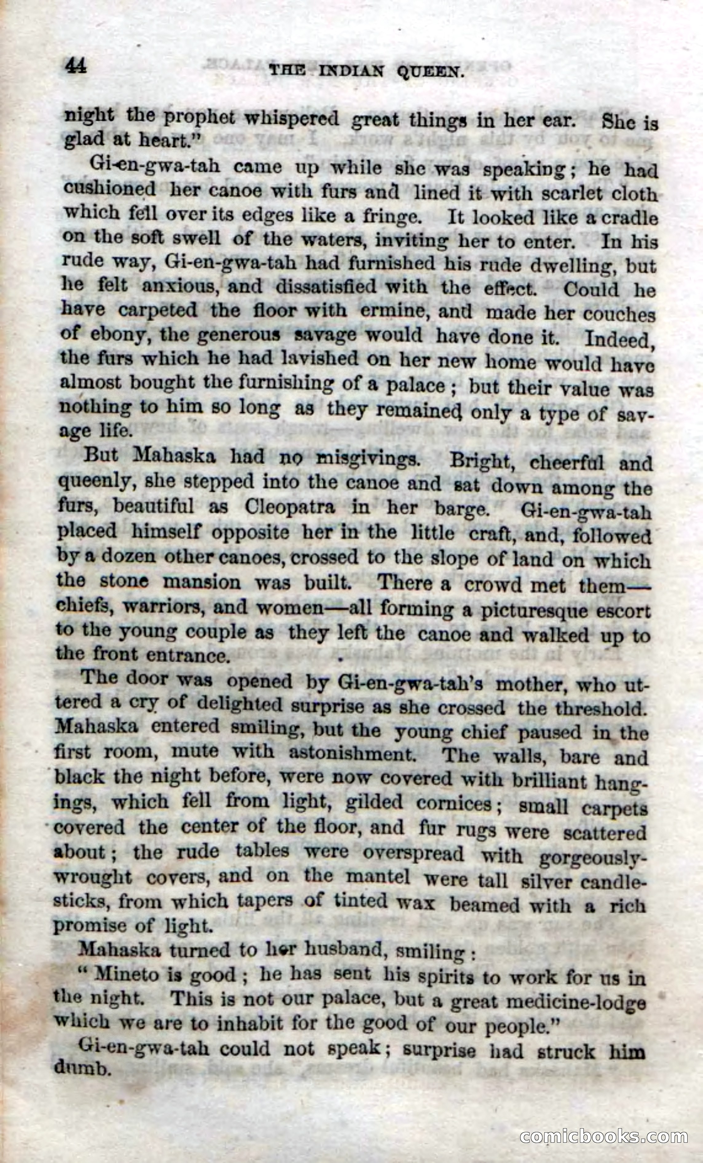 Beadle's Dime Novels No. 70: The Indian Queen — page 46 of 102