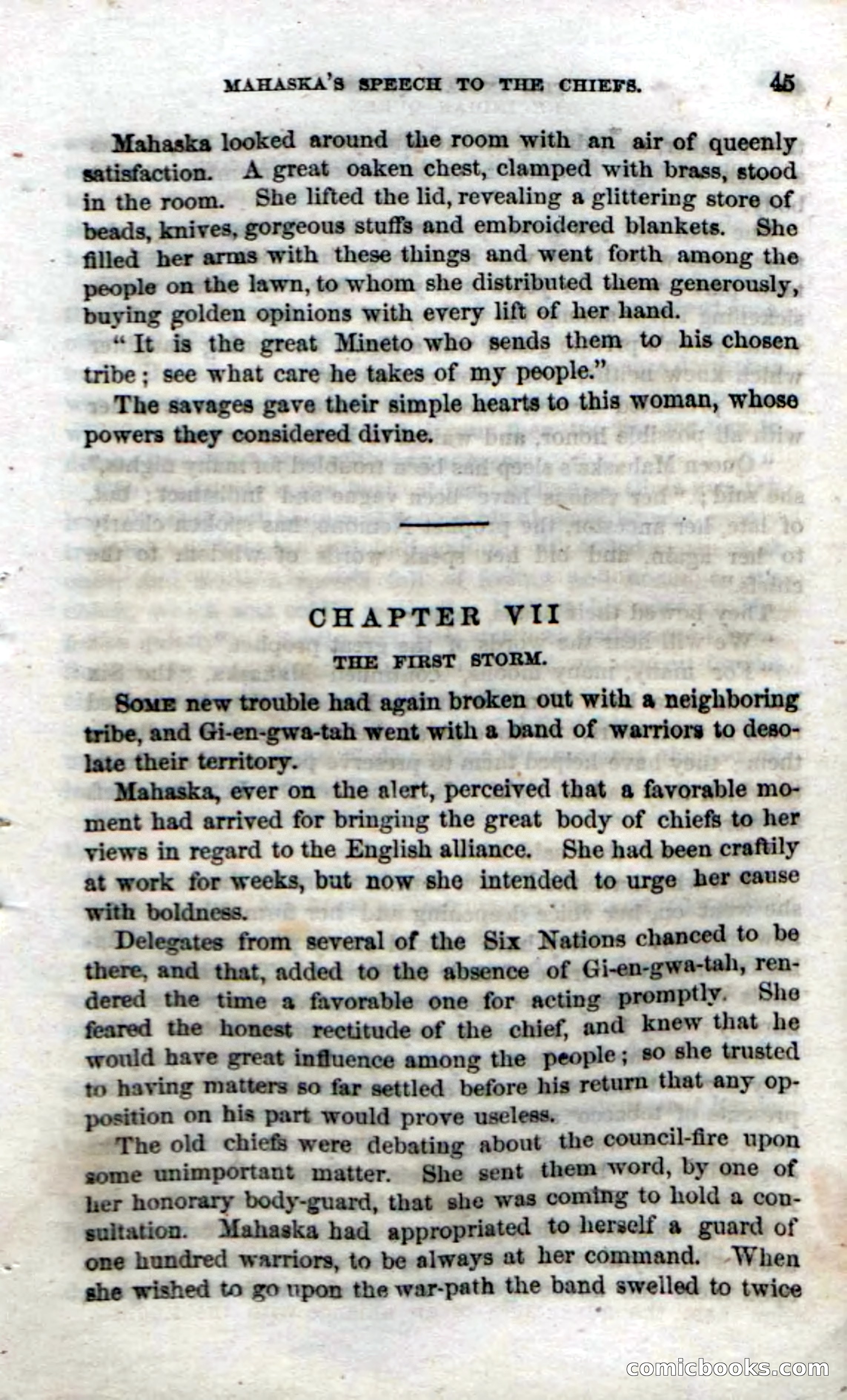 Beadle's Dime Novels No. 70: The Indian Queen — page 47 of 102