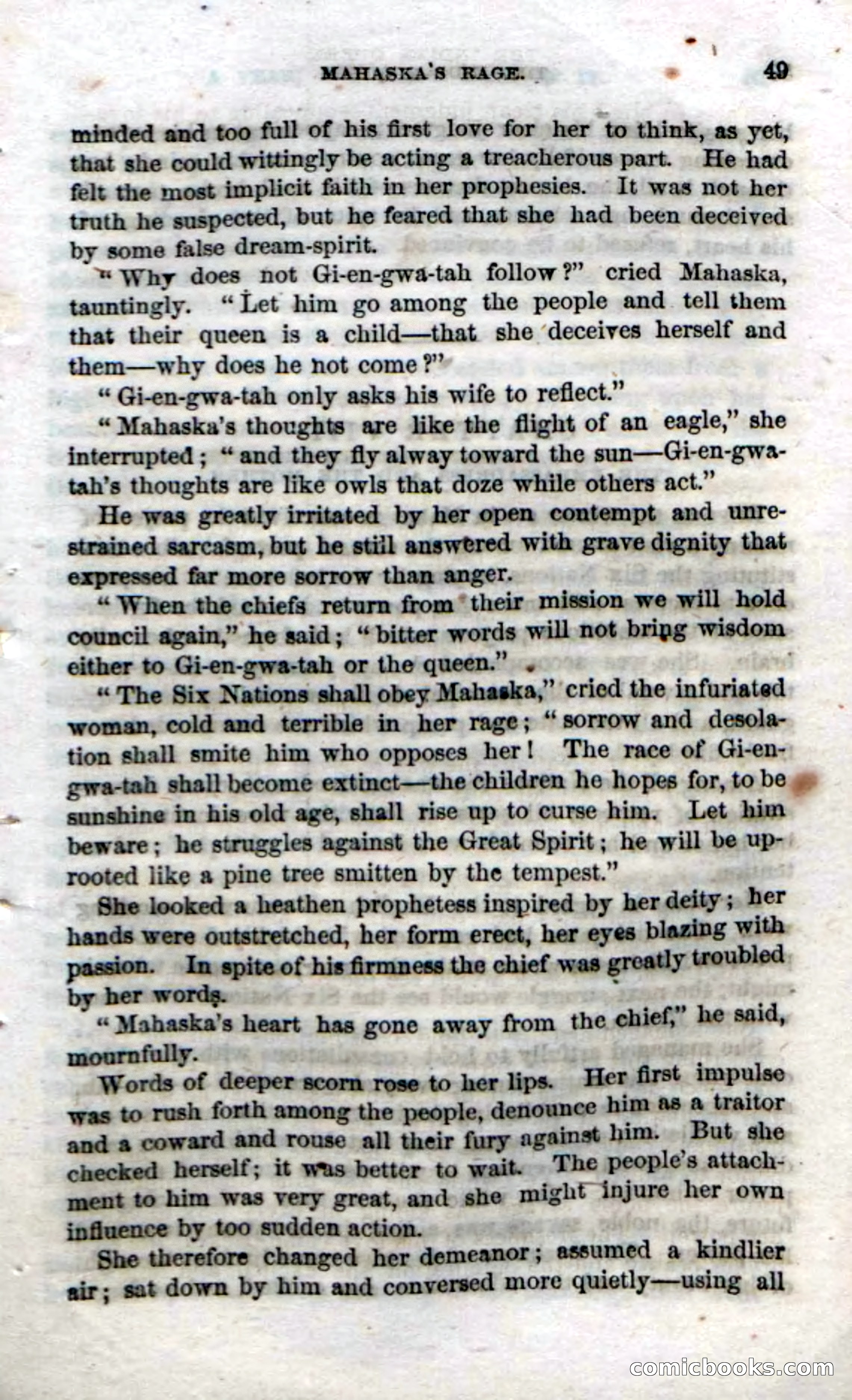 Beadle's Dime Novels No. 70: The Indian Queen — page 51 of 102