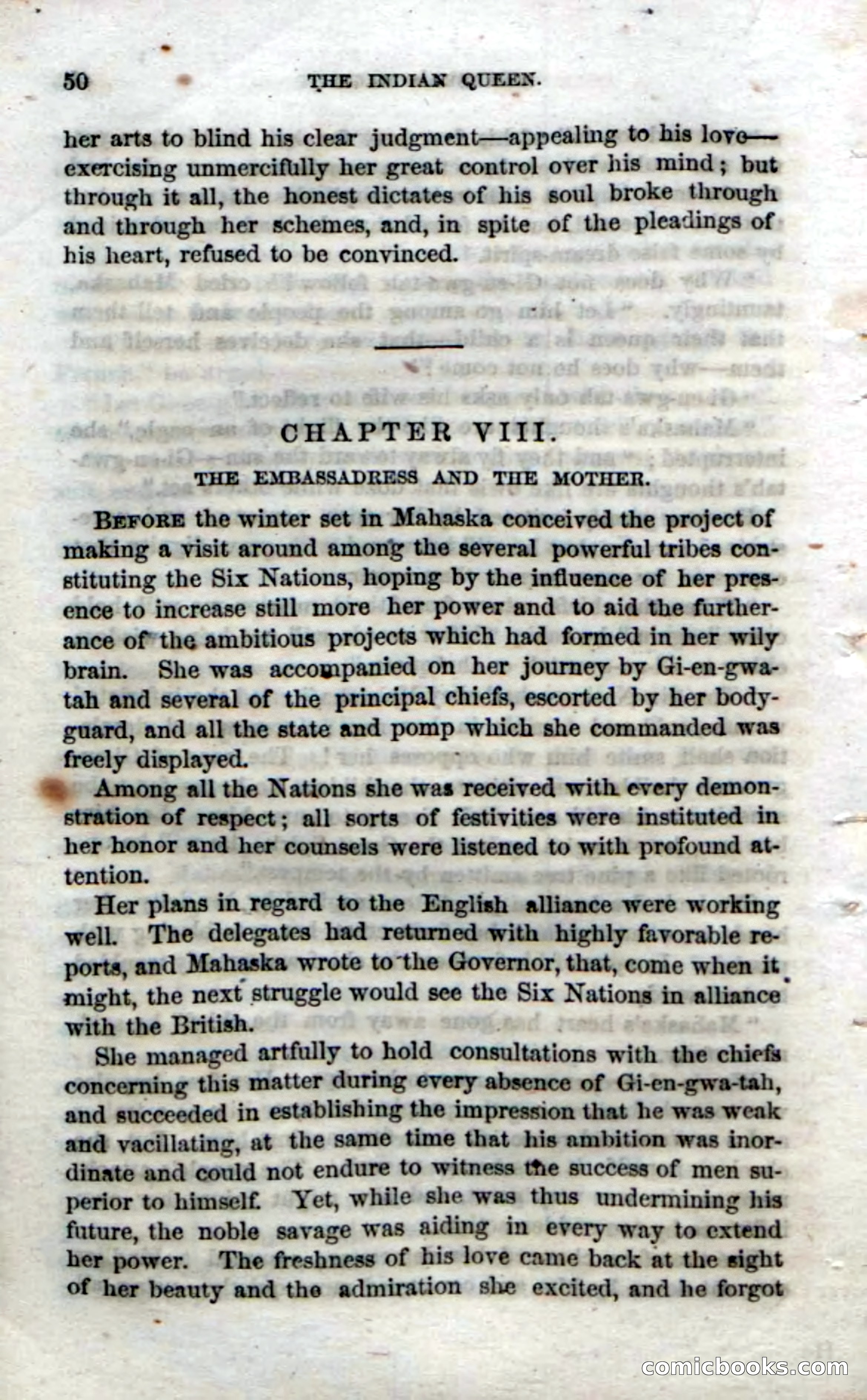 Beadle's Dime Novels No. 70: The Indian Queen — page 52 of 102