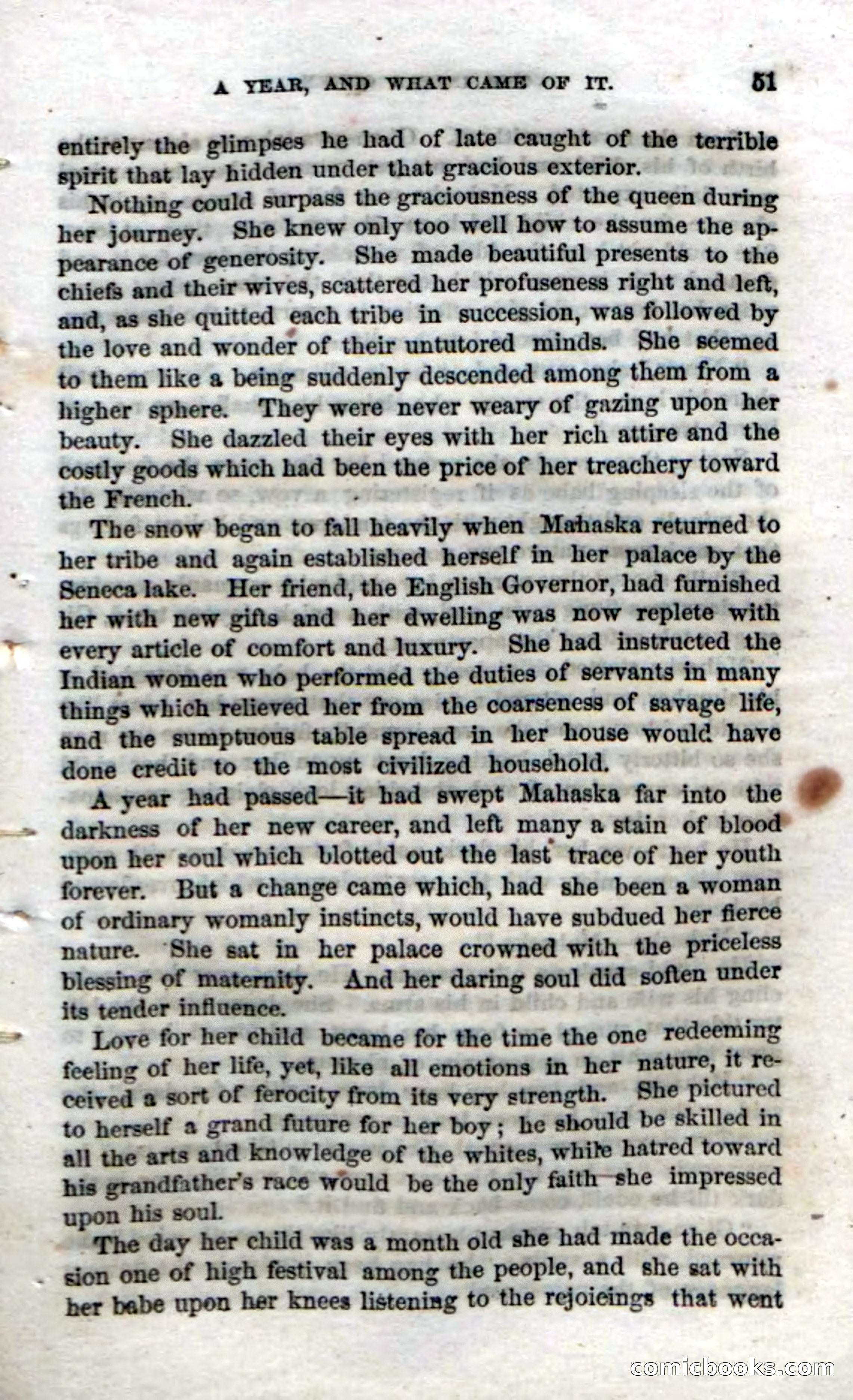 Beadle's Dime Novels No. 70: The Indian Queen — page 53 of 102