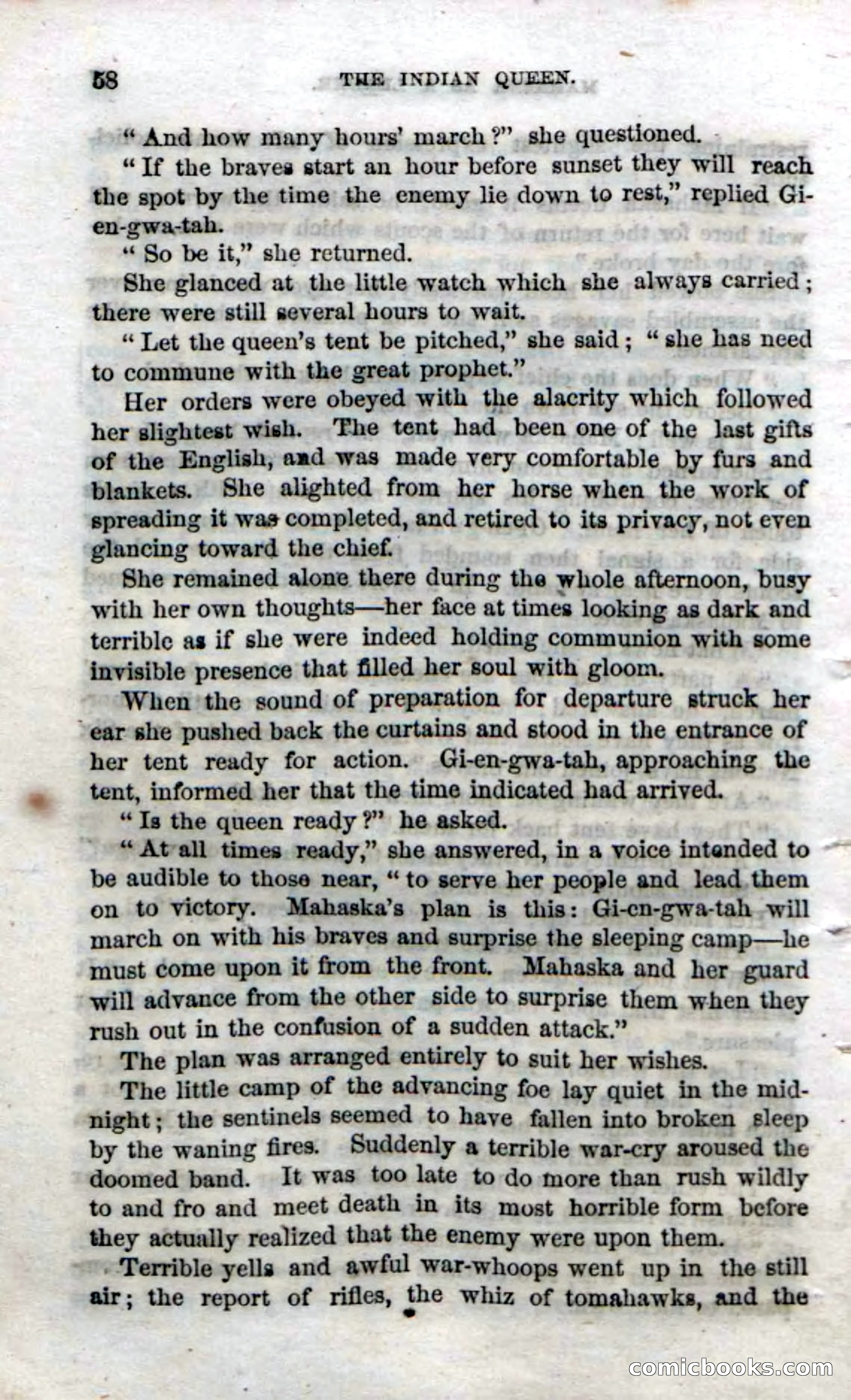 Beadle's Dime Novels No. 70: The Indian Queen — page 60 of 102