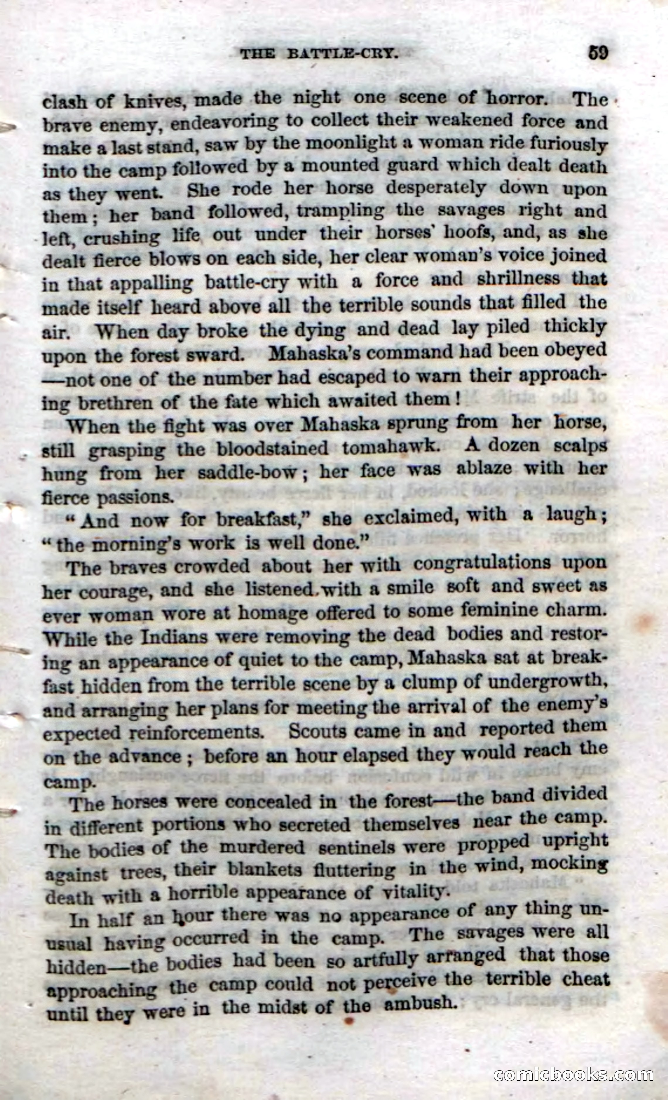 Beadle's Dime Novels No. 70: The Indian Queen — page 61 of 102