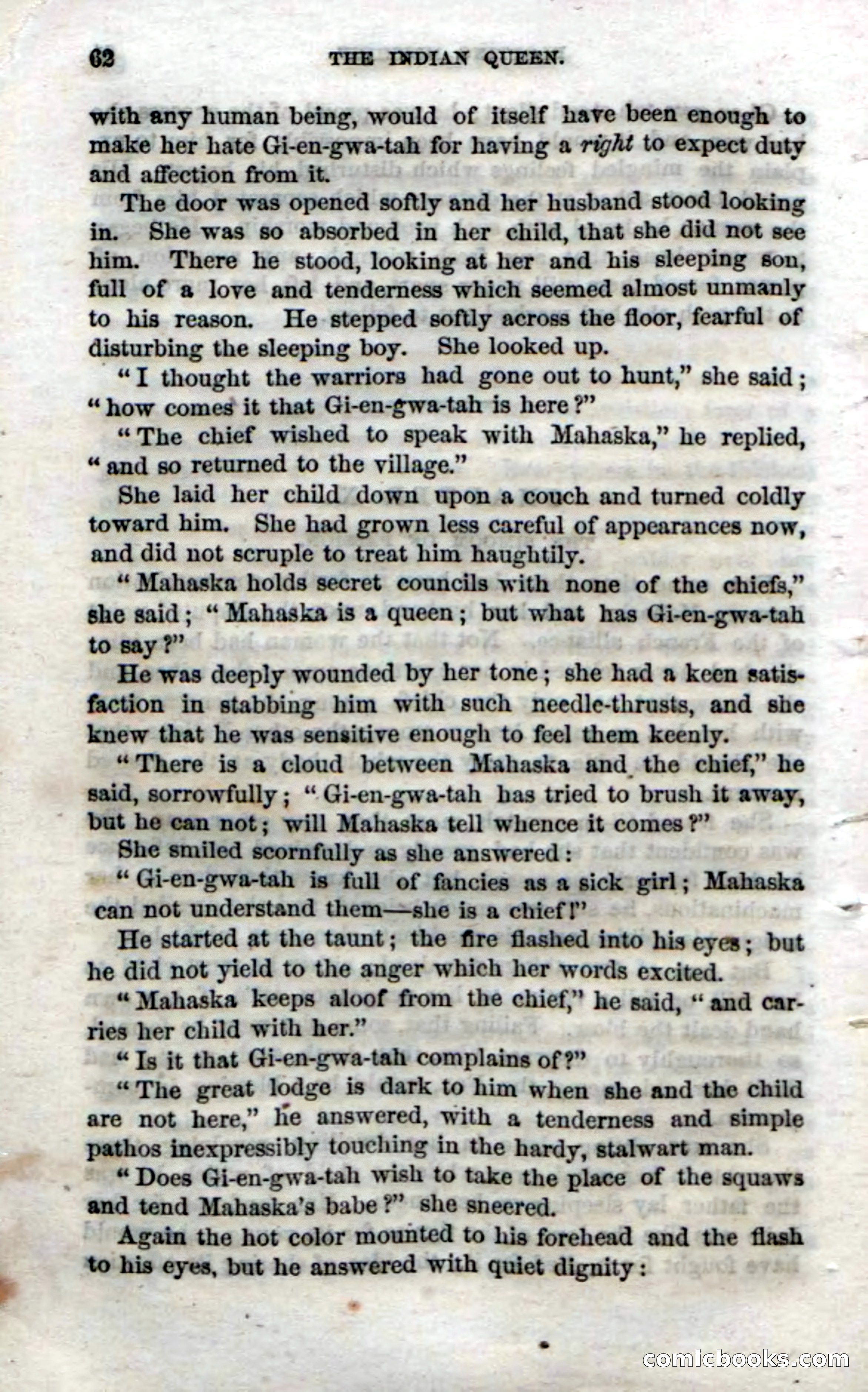 Beadle's Dime Novels No. 70: The Indian Queen — page 64 of 102