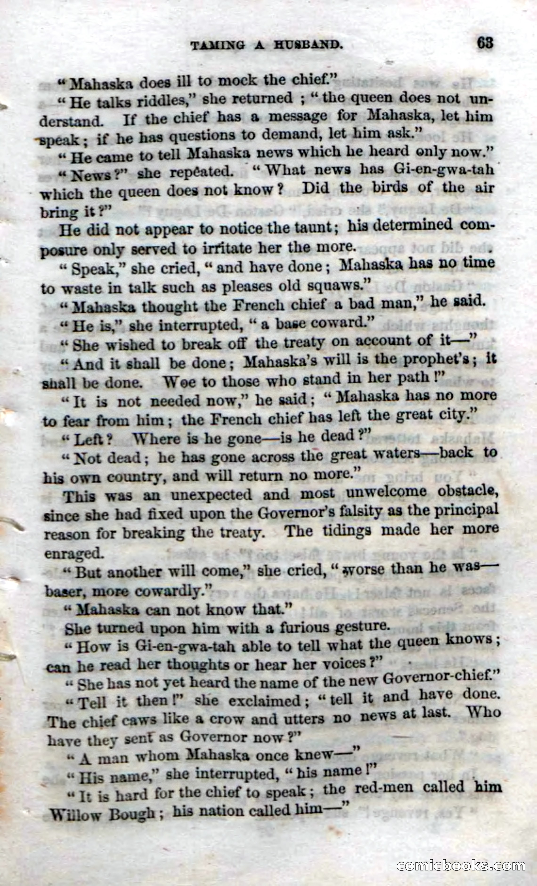 Beadle's Dime Novels No. 70: The Indian Queen — page 65 of 102