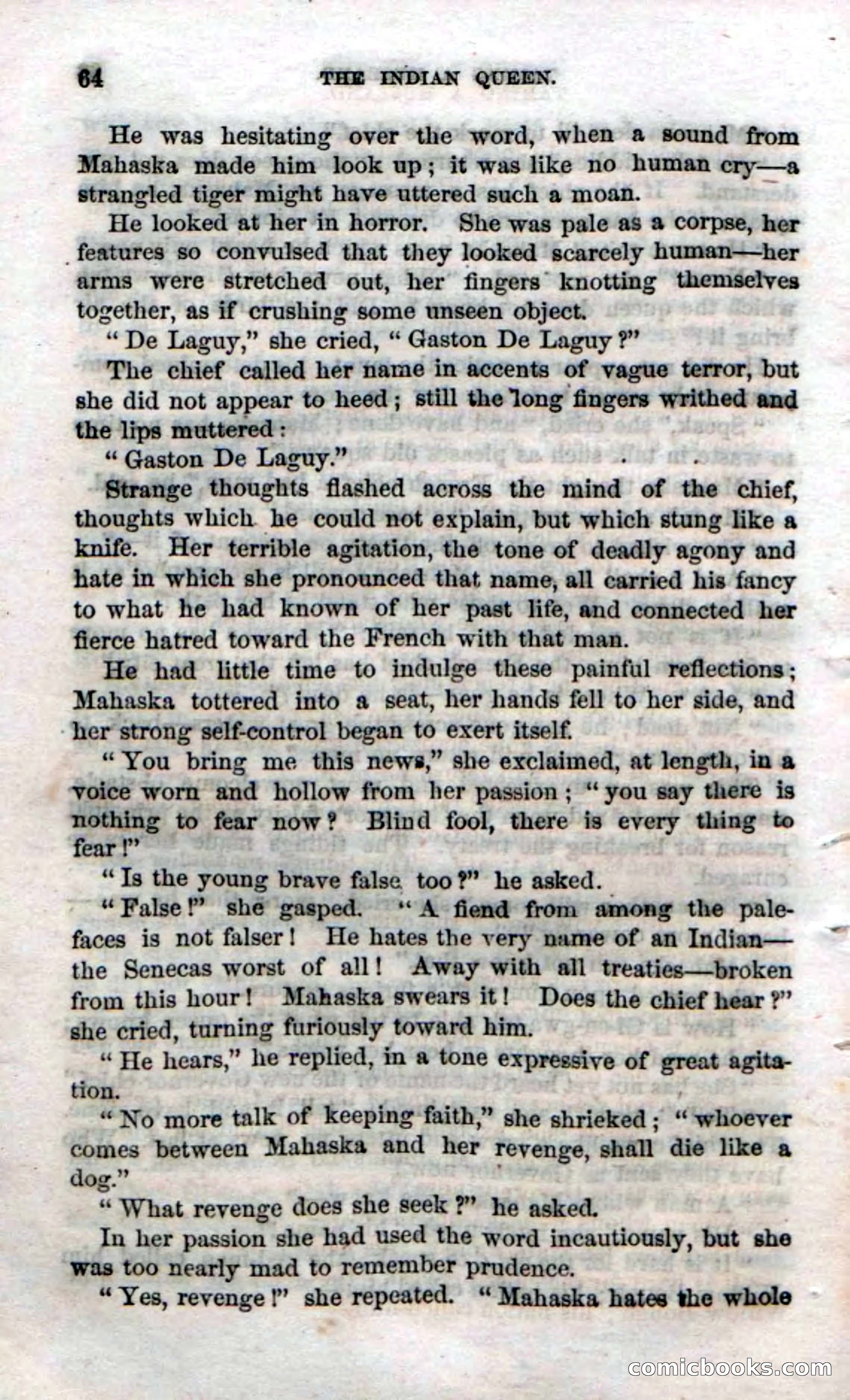 Beadle's Dime Novels No. 70: The Indian Queen — page 66 of 102