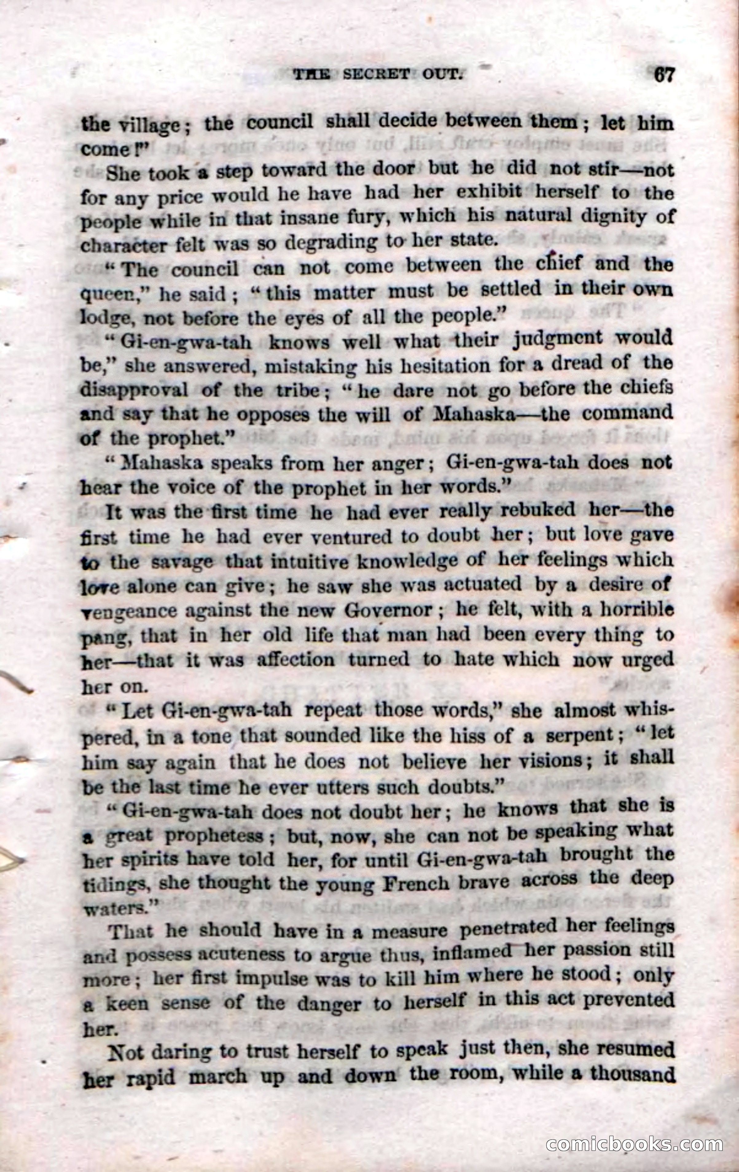 Beadle's Dime Novels No. 70: The Indian Queen — page 69 of 102
