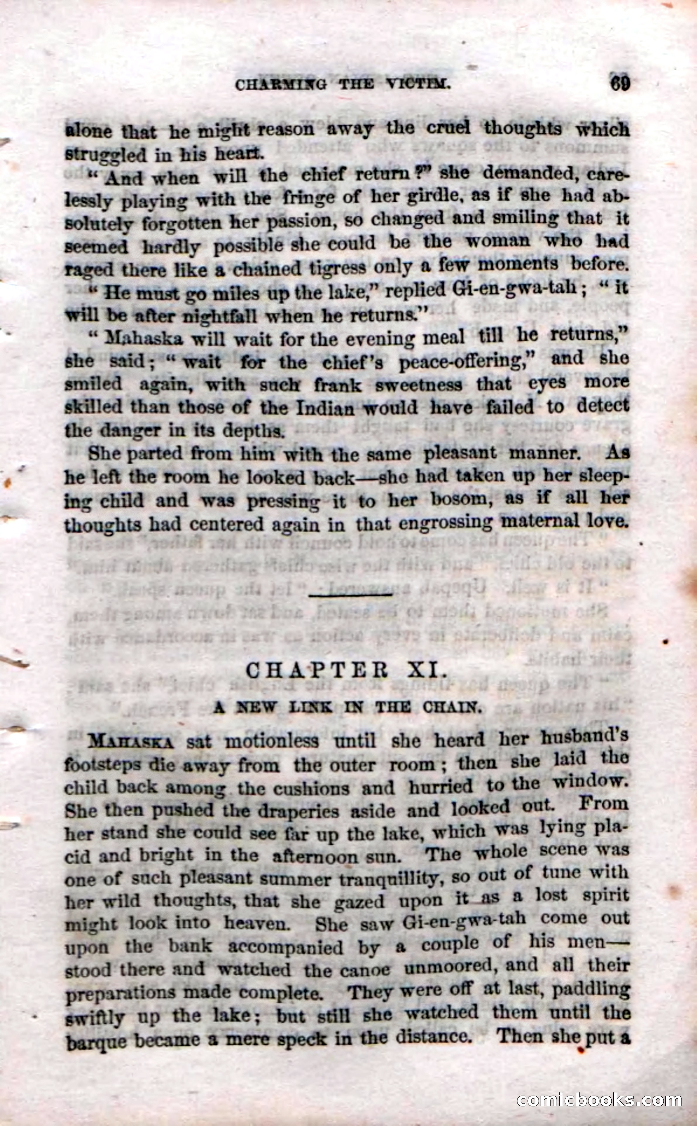 Beadle's Dime Novels No. 70: The Indian Queen — page 71 of 102