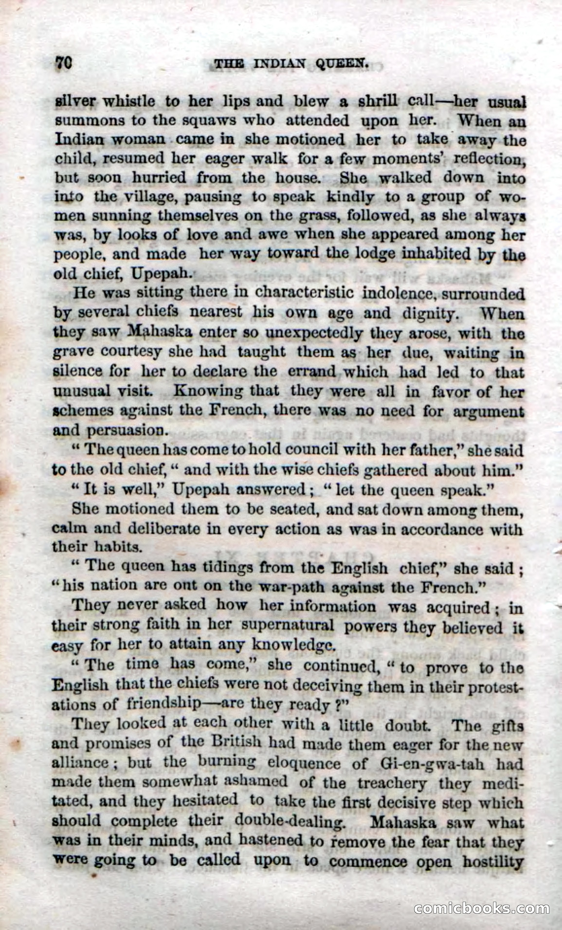 Beadle's Dime Novels No. 70: The Indian Queen — page 72 of 102