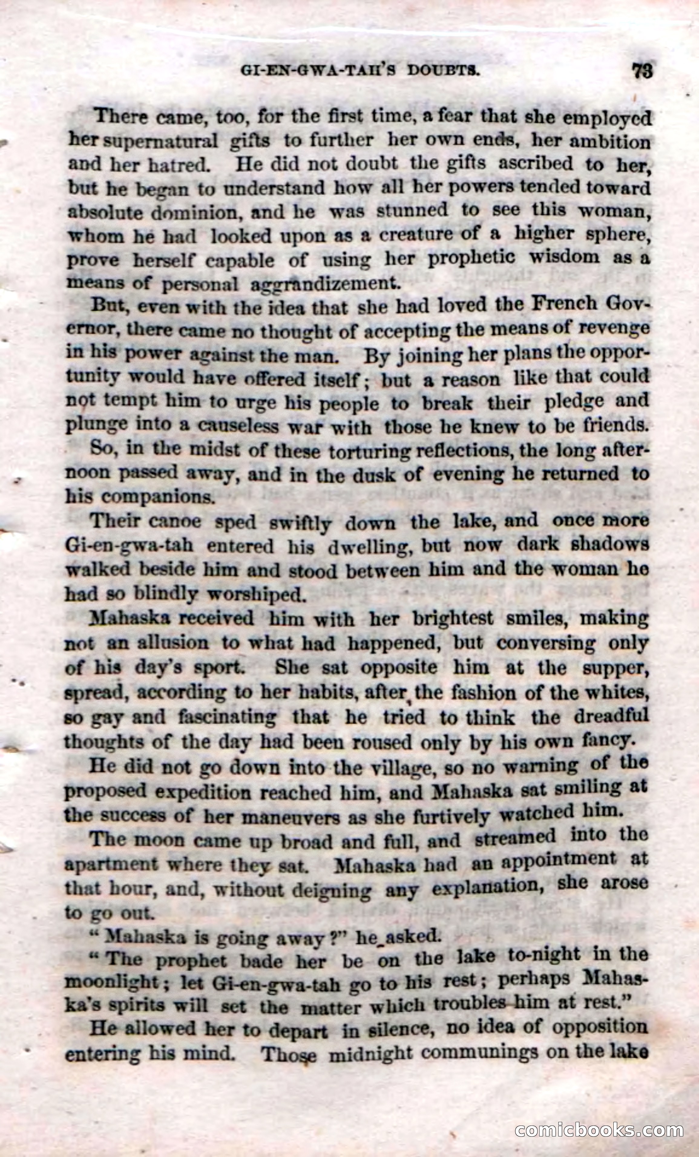 Beadle's Dime Novels No. 70: The Indian Queen — page 75 of 102