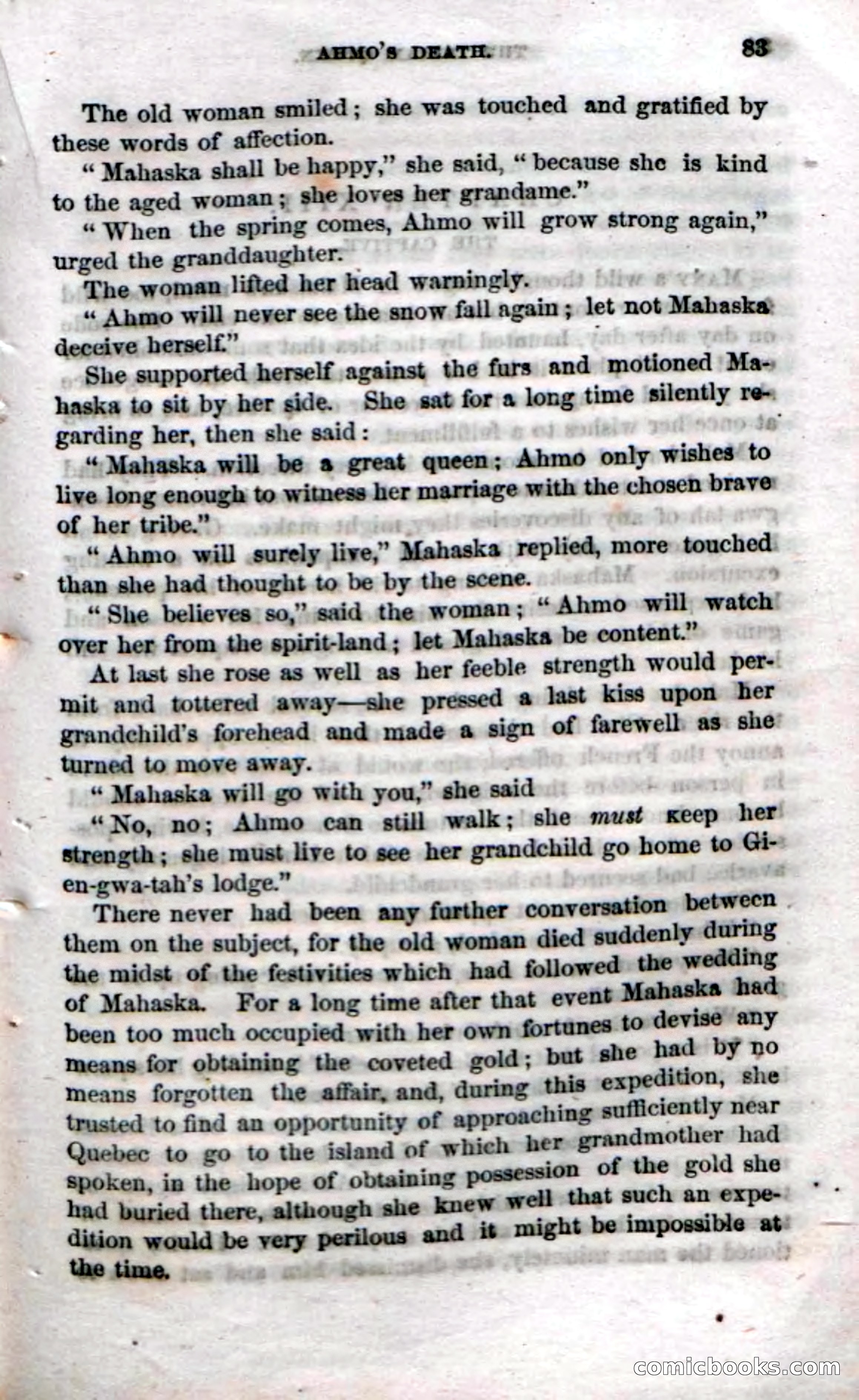 Beadle's Dime Novels No. 70: The Indian Queen — page 85 of 102