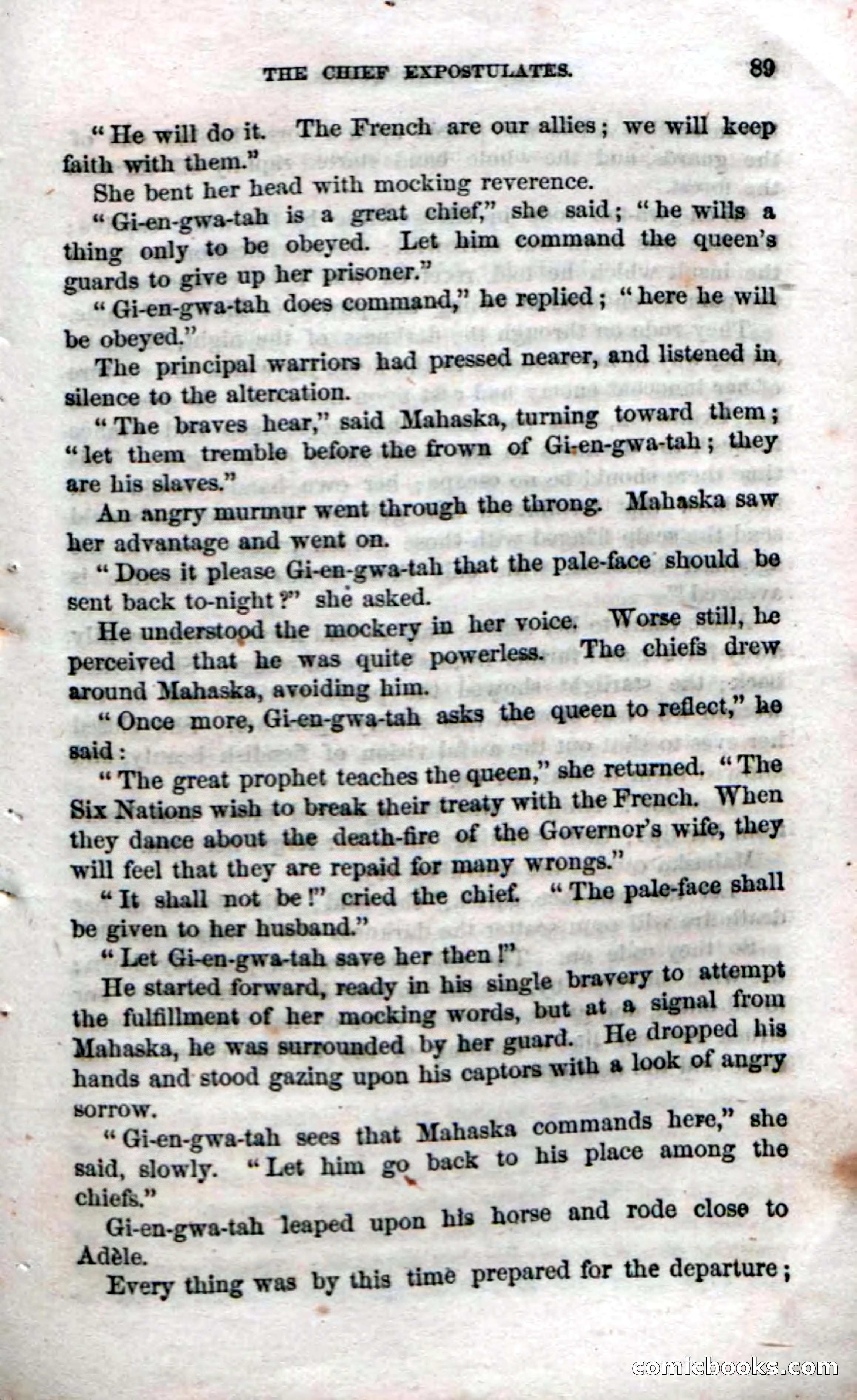 Beadle's Dime Novels No. 70: The Indian Queen — page 91 of 102