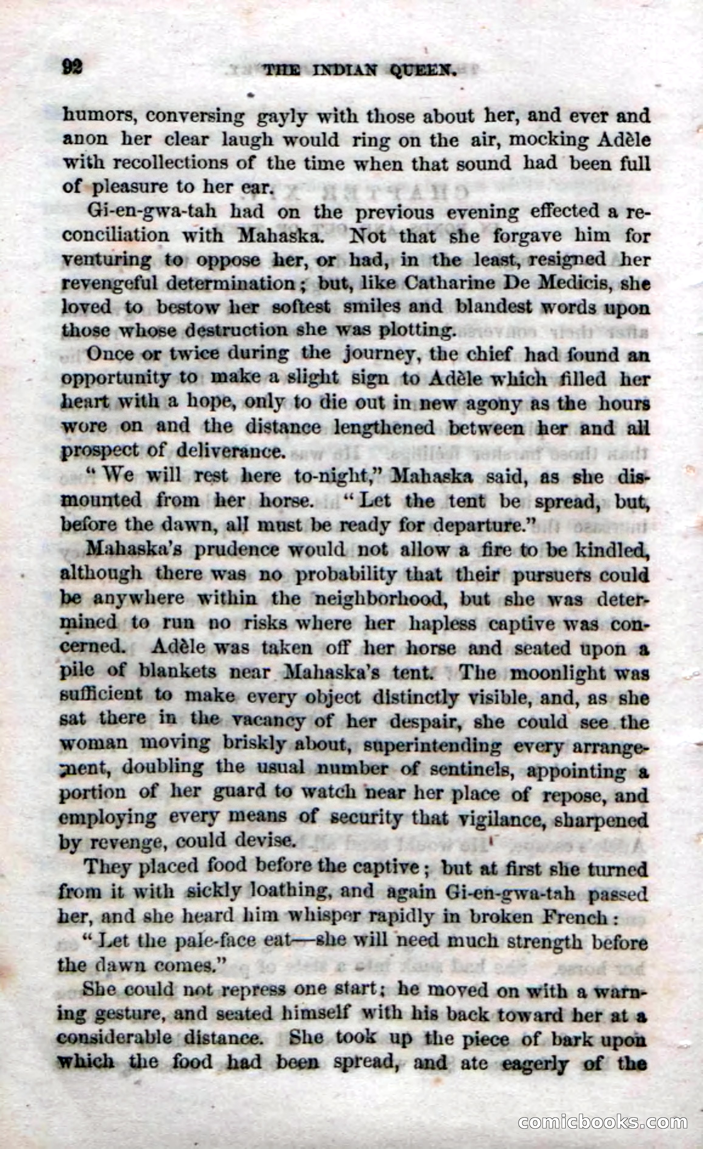 Beadle's Dime Novels No. 70: The Indian Queen — page 94 of 102